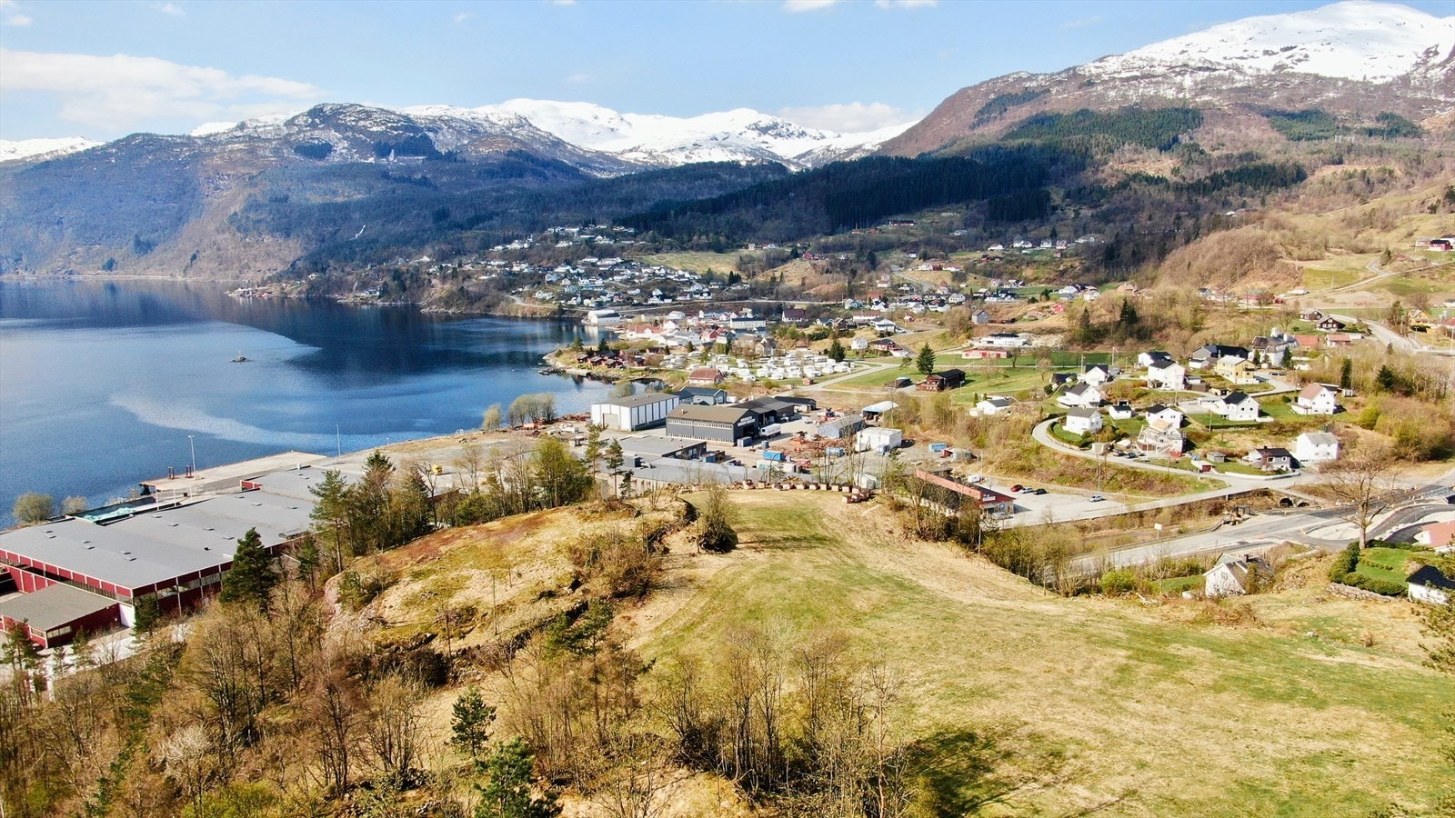 Oversikt tomtefelt Galleribilde