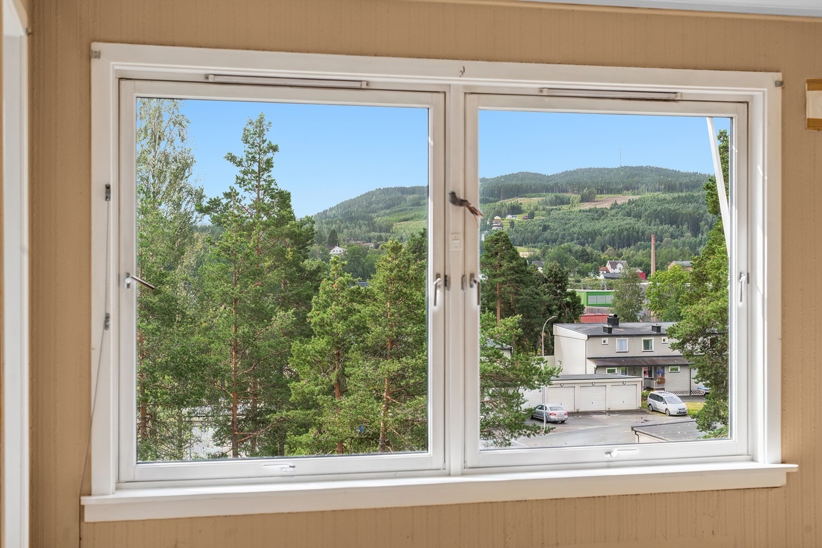 Utsikt til stasjonssiden og Holtberget. Galleribilde