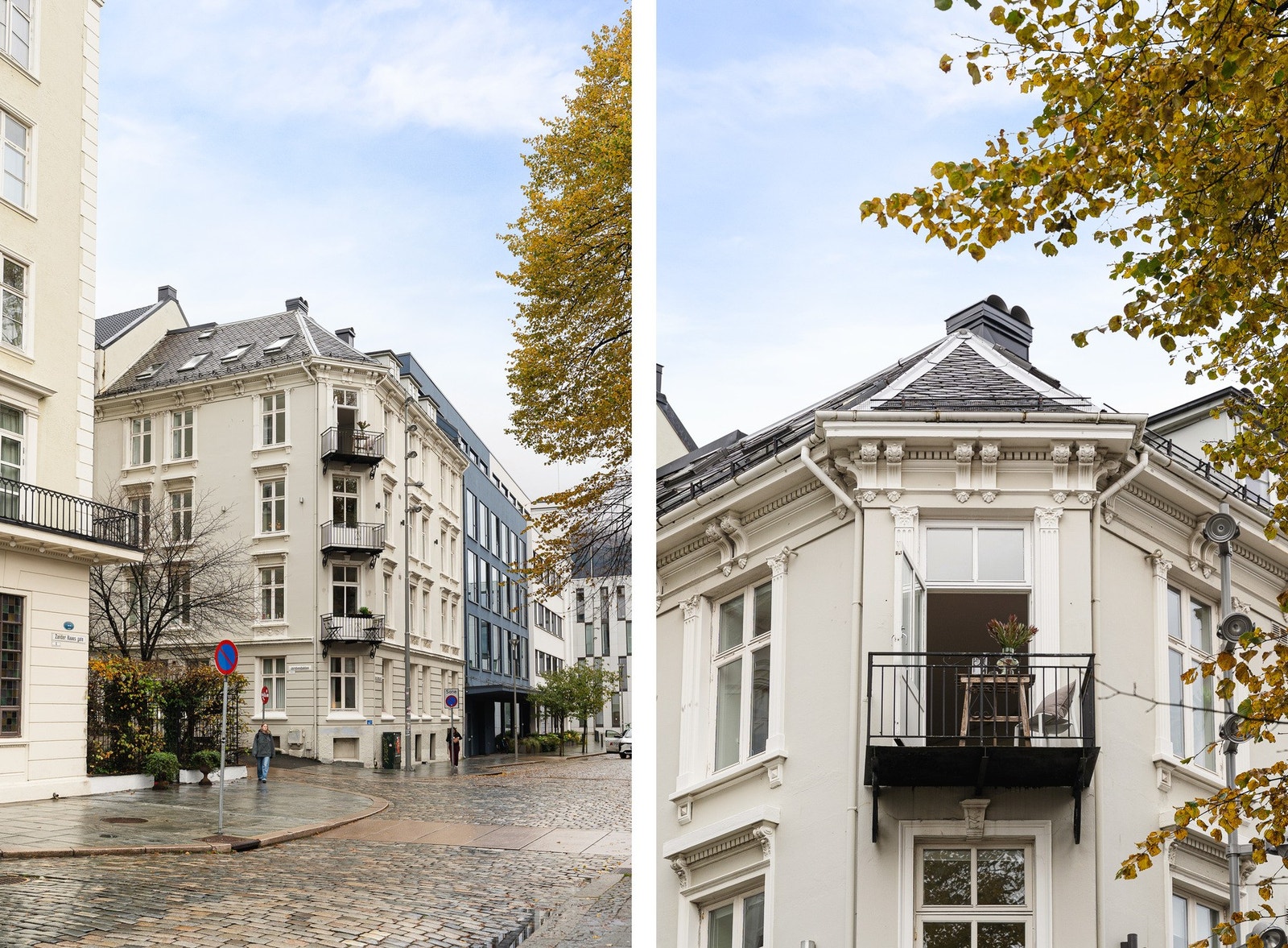 Dette er en rålekker 3-roms bygårdsleilighet med hjørnebeliggenhet, vestvendt balkong og moderne standard. Galleribilde
