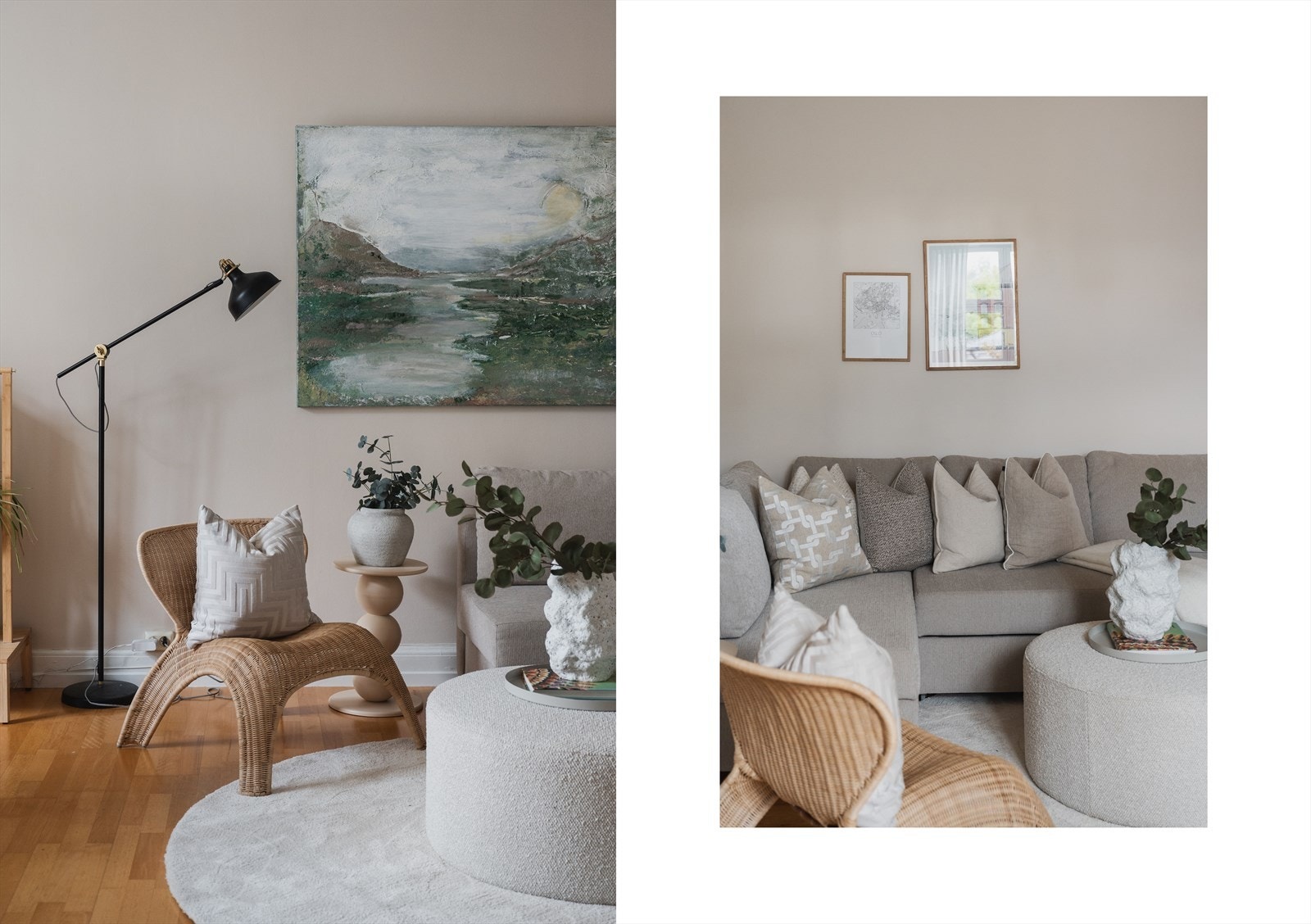 Leiligheten fremstår lys og trivelig - her kan du flytte rett inn. Galleribilde