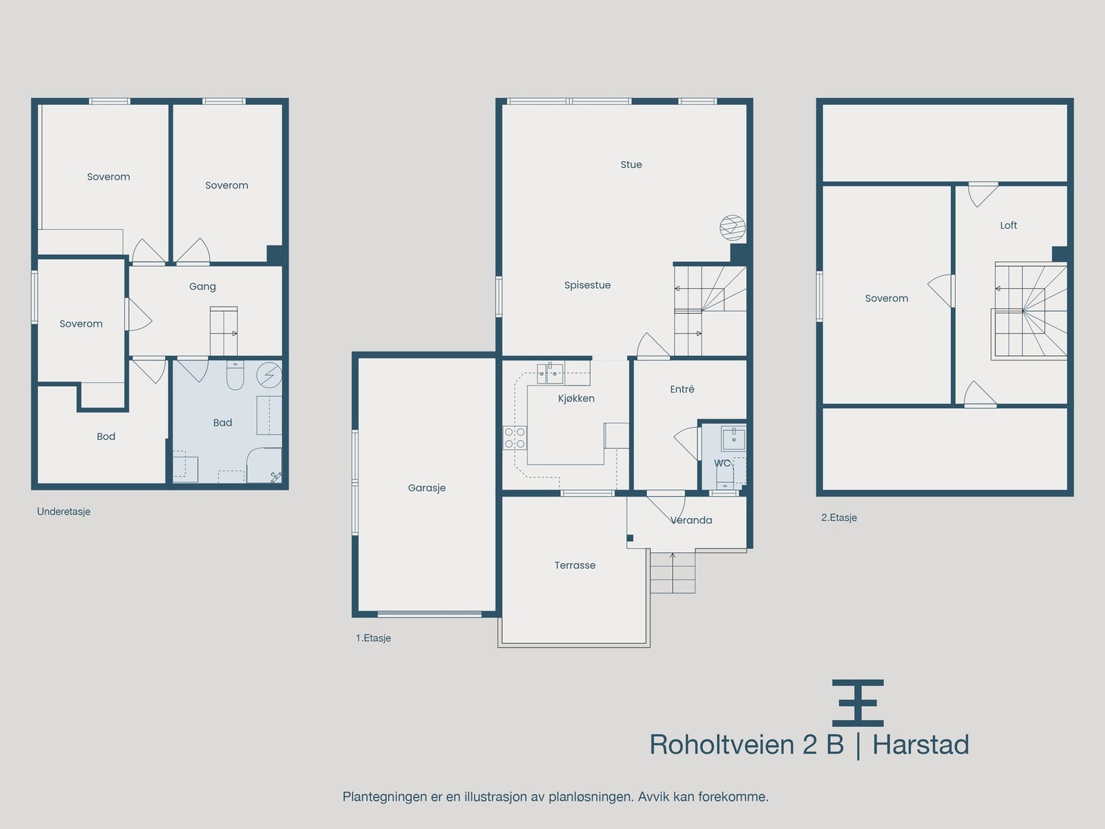 Plantegninger samlet Galleribilde