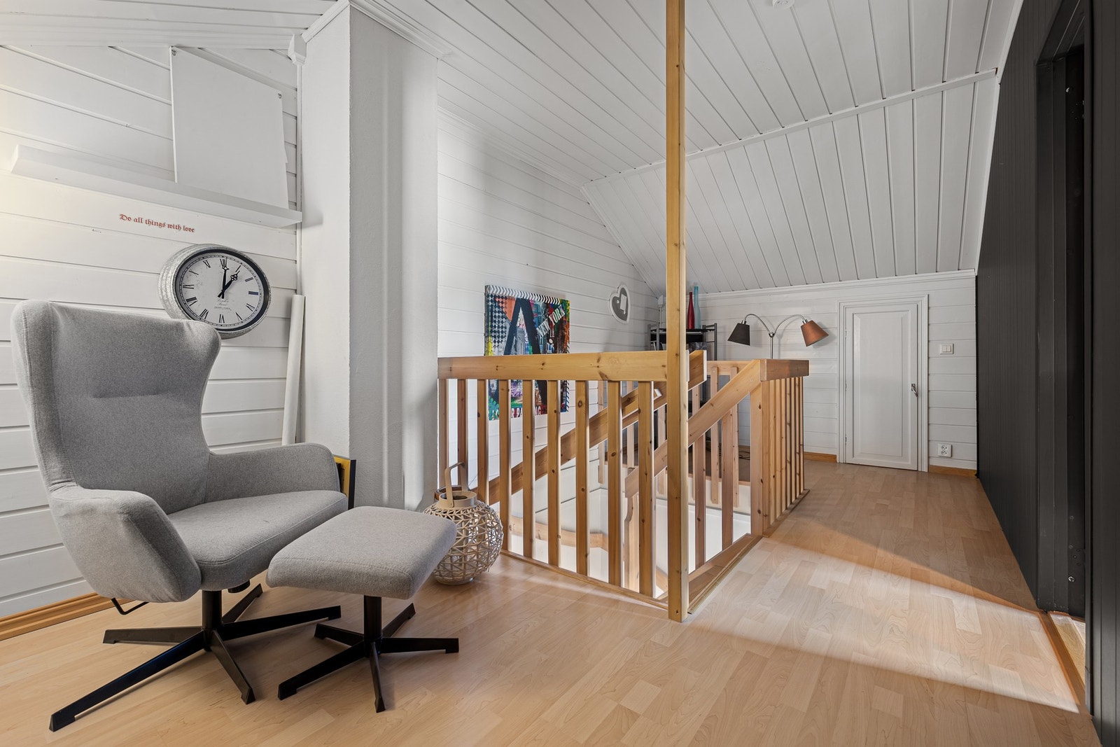 Trapp opp til loft Galleribilde