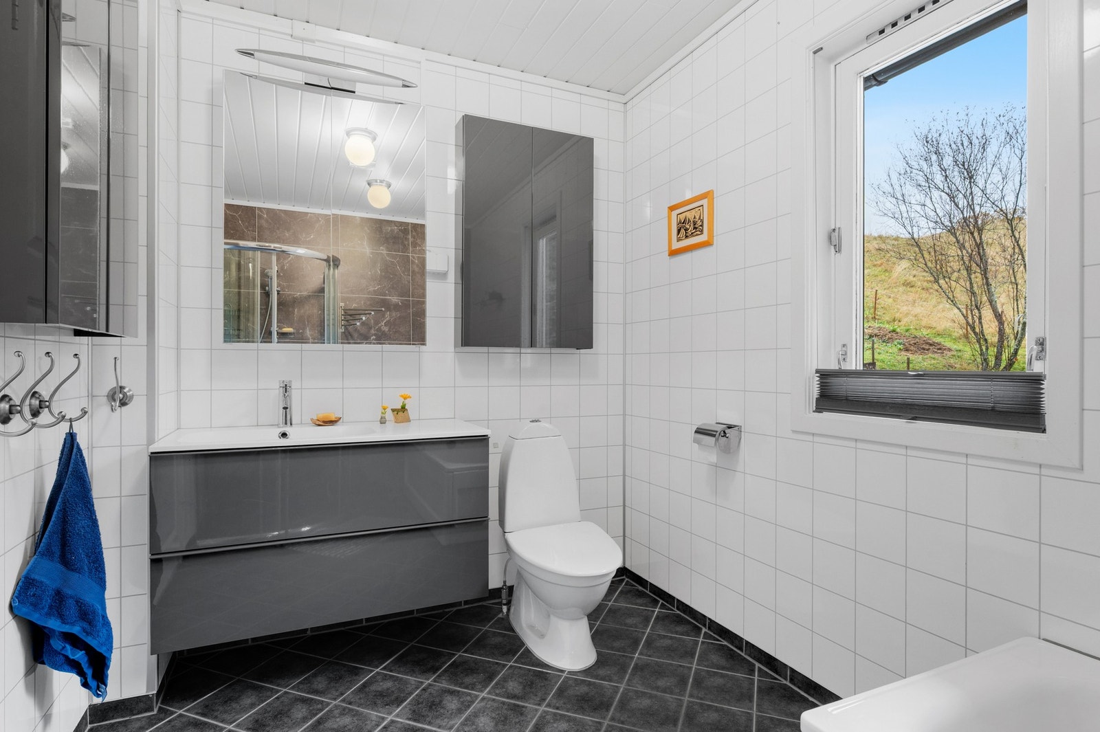 Badet er på 6,5 kvm. Galleribilde