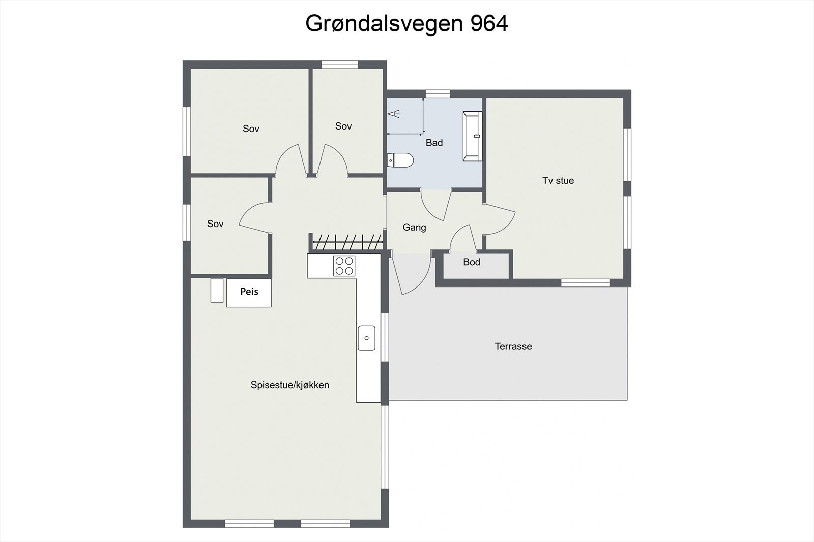 Plantegning Galleribilde