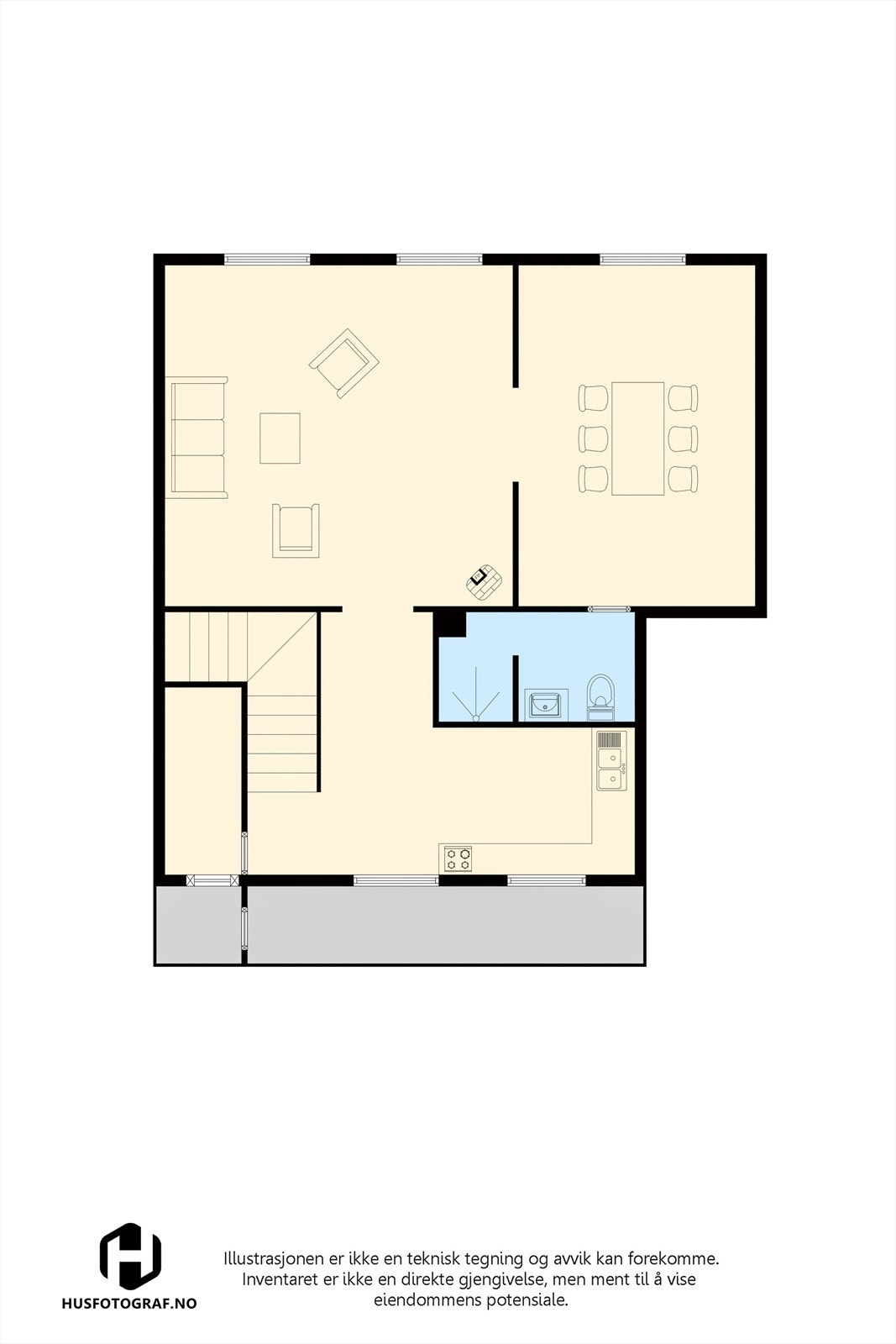 Plantegning 2.etasje. Galleribilde