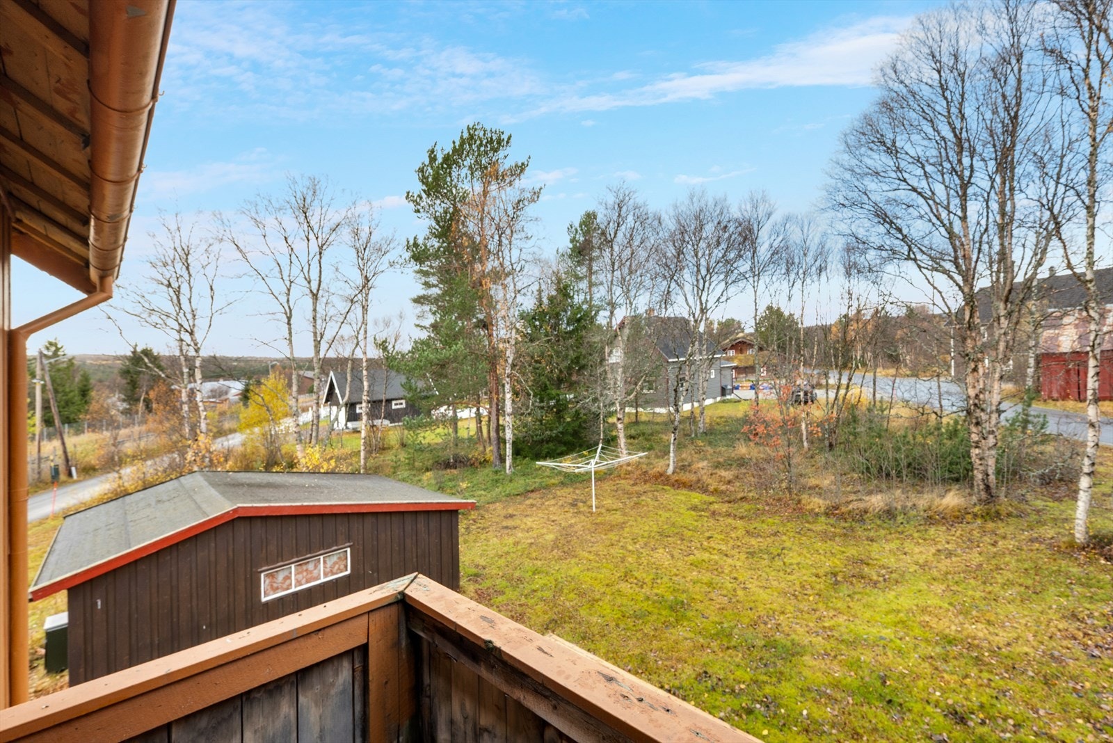 Ut fra gangen i 2. etasje er det en liten luftebalkong. Galleribilde