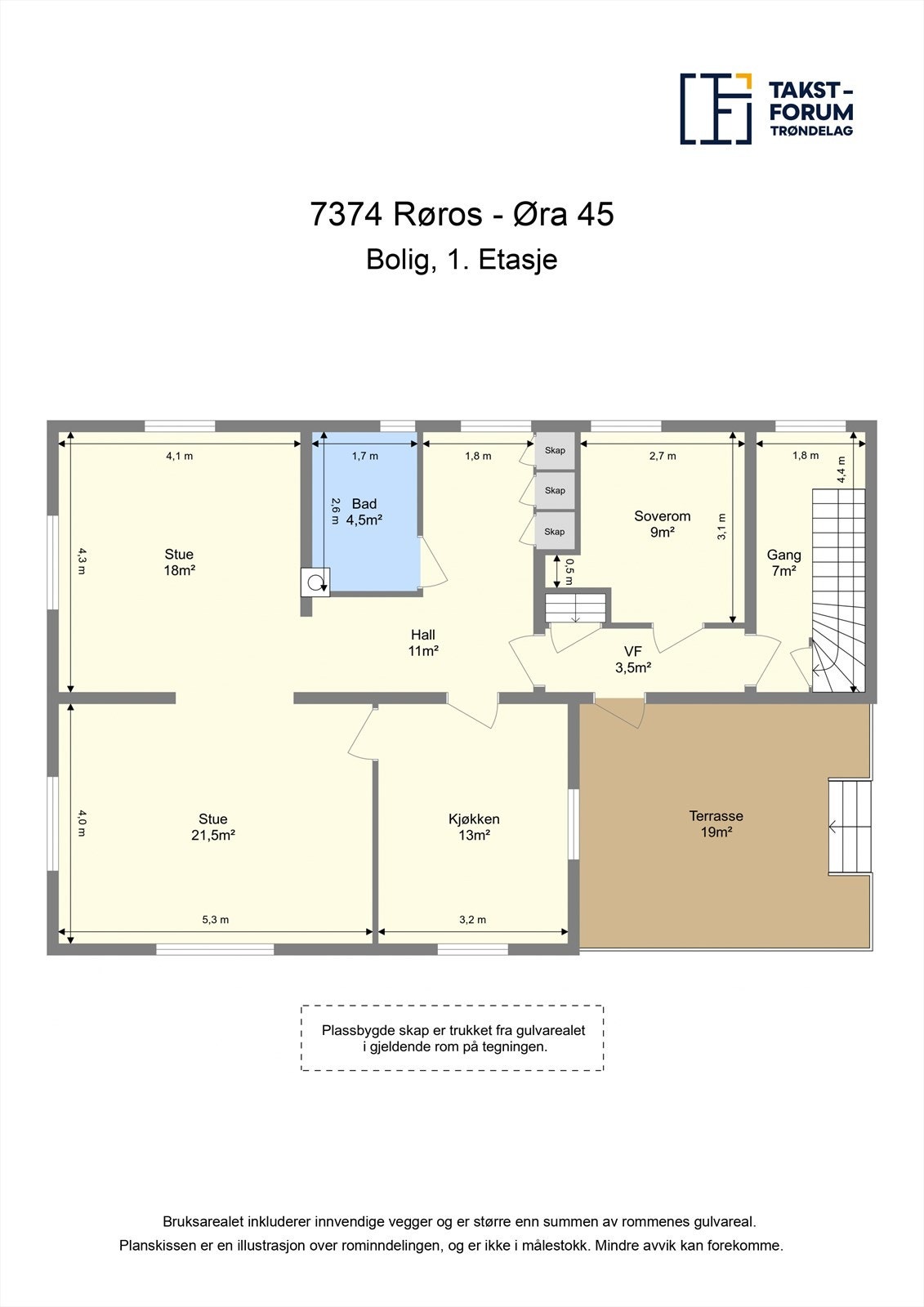 Vi starter rundturen i 1. etasje. Galleribilde