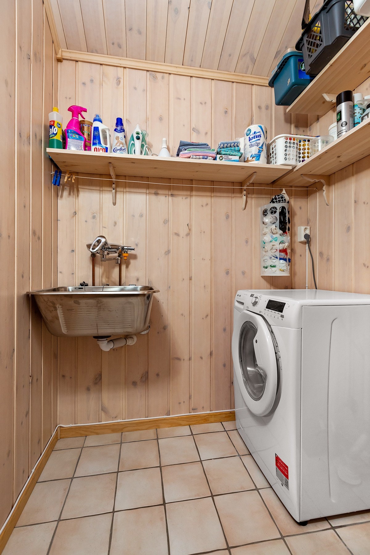 Praktisk vaskerom. Galleribilde