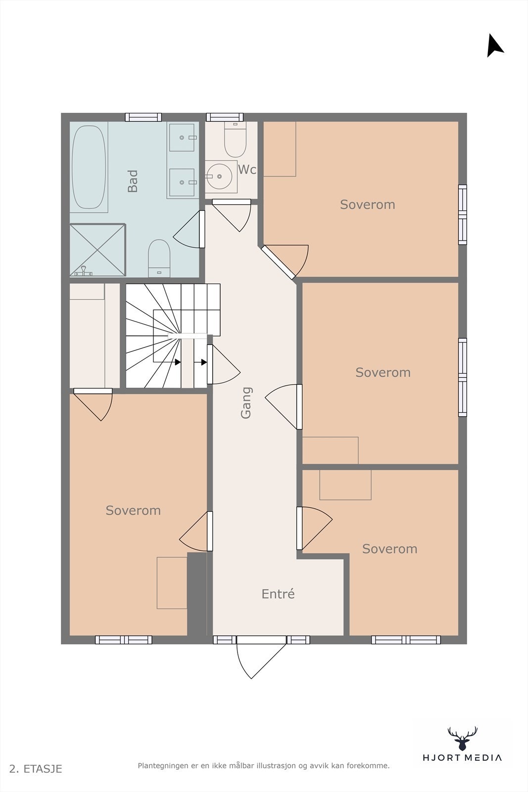 Plantegning Galleribilde