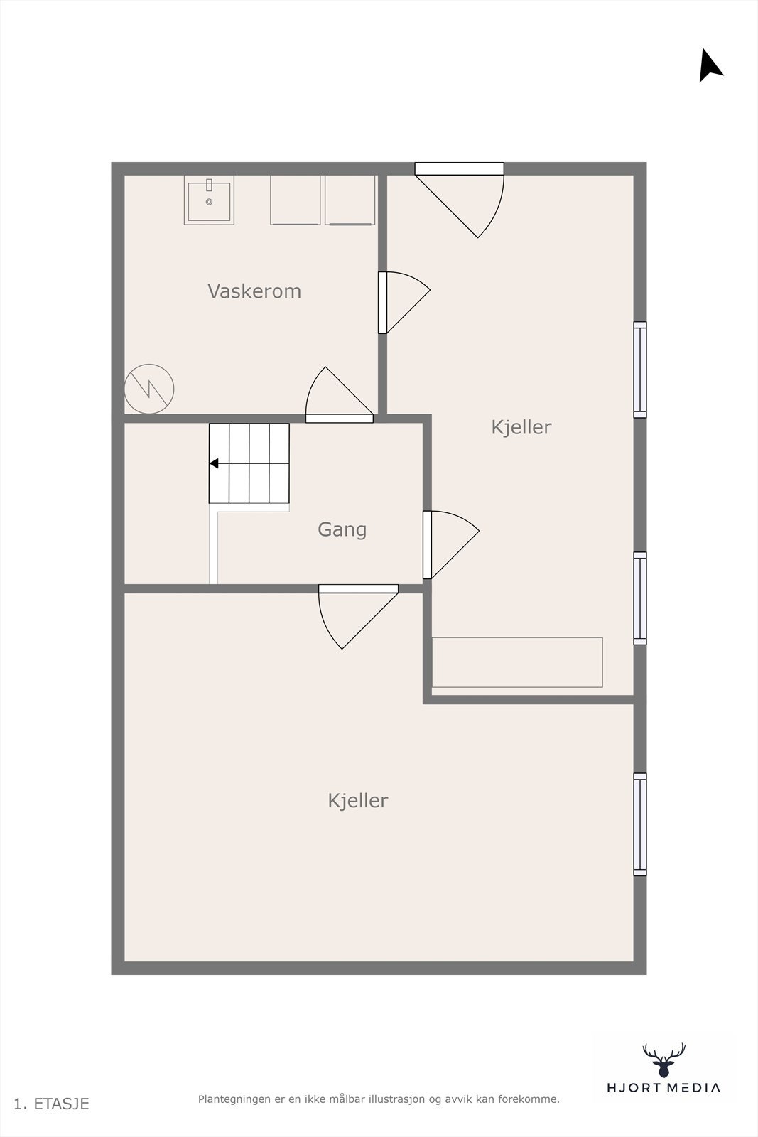 Plantegning Galleribilde