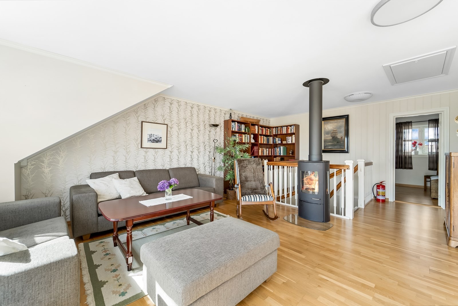 Peisovn sørger for lun varme på kalde dager. Galleribilde