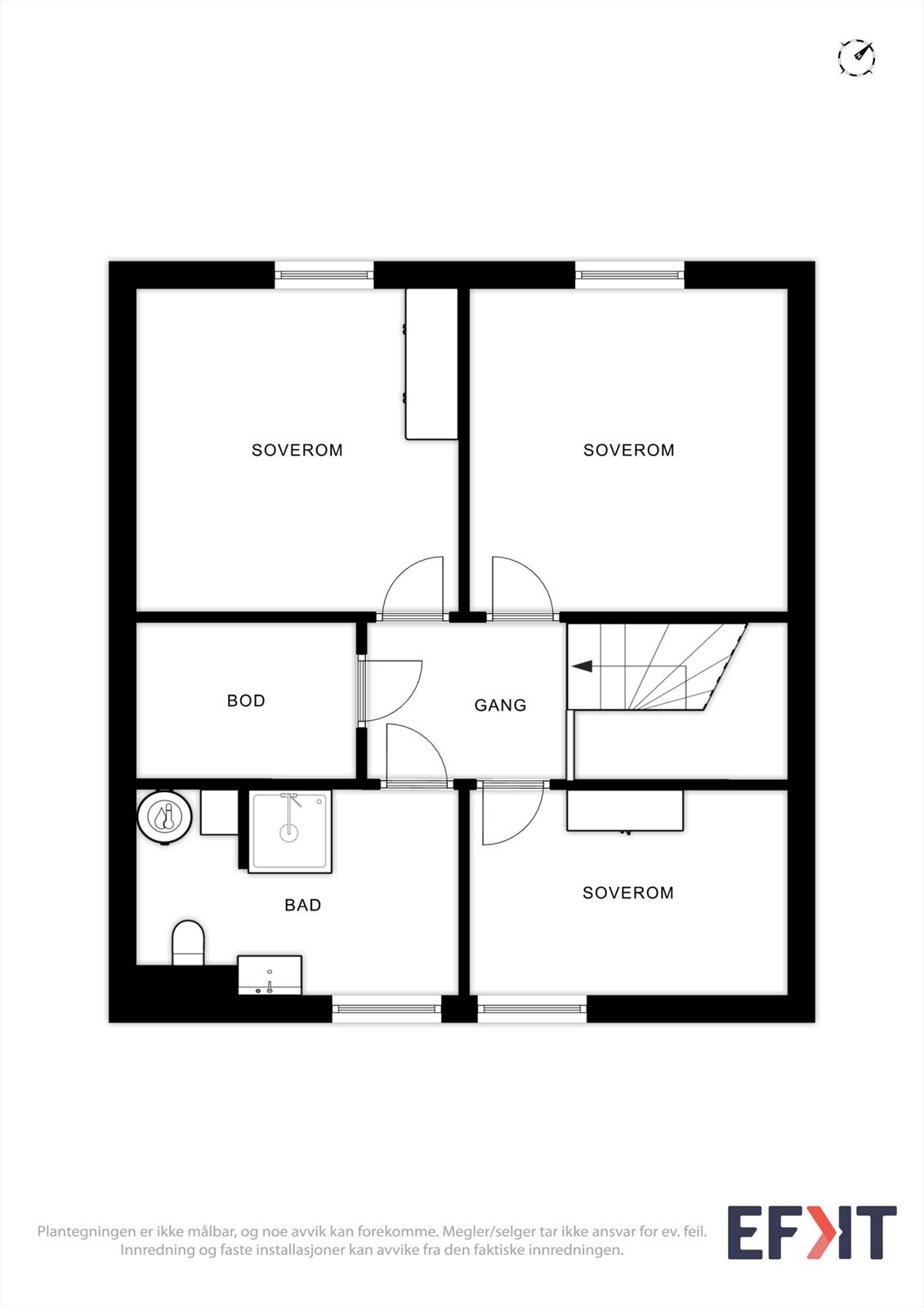 Plantegning 2.etasje Galleribilde