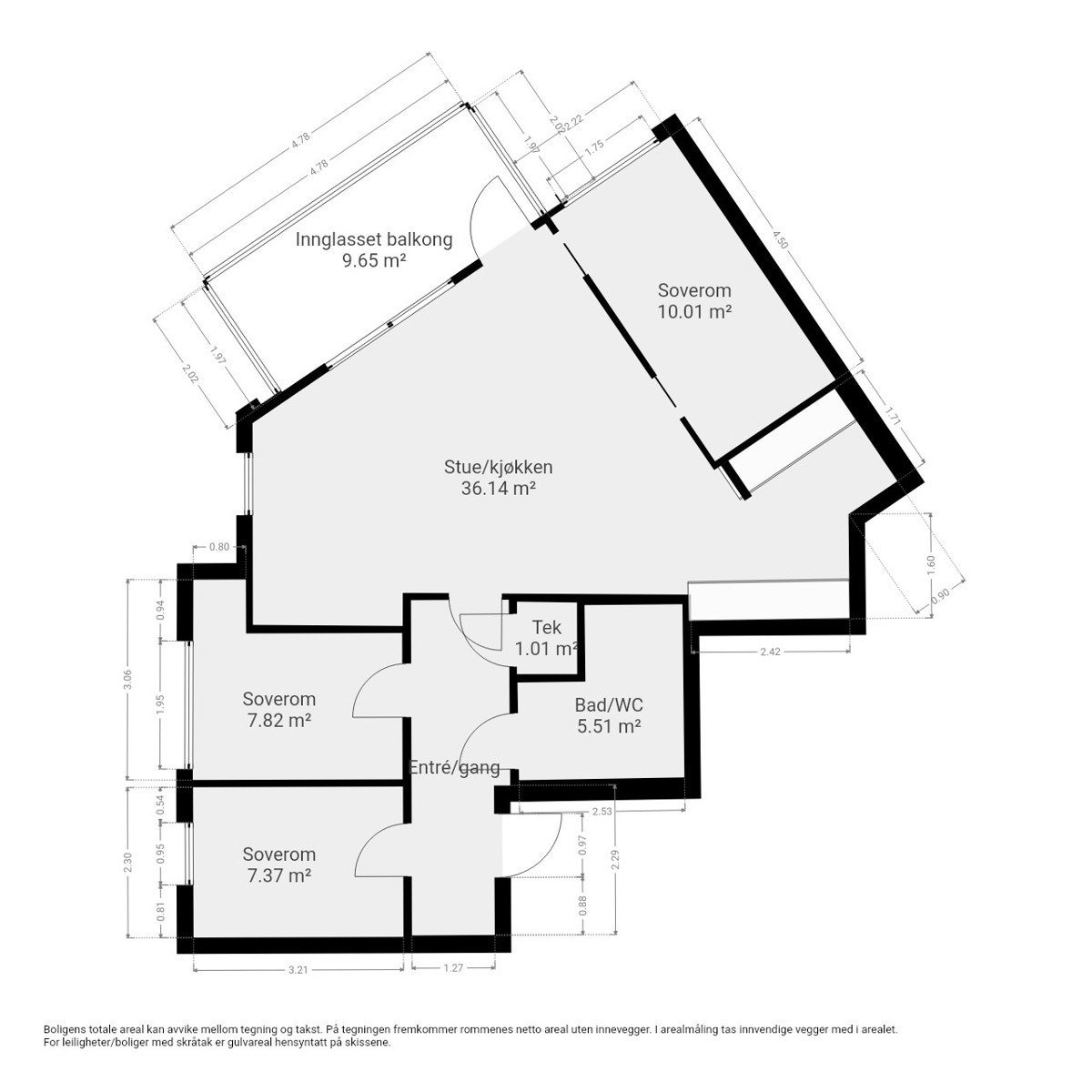 Plantegning Galleribilde