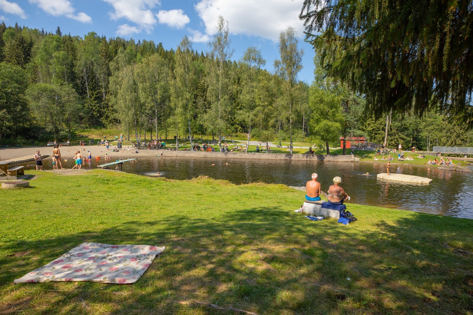 Mønevann Badeplass Galleribilde
