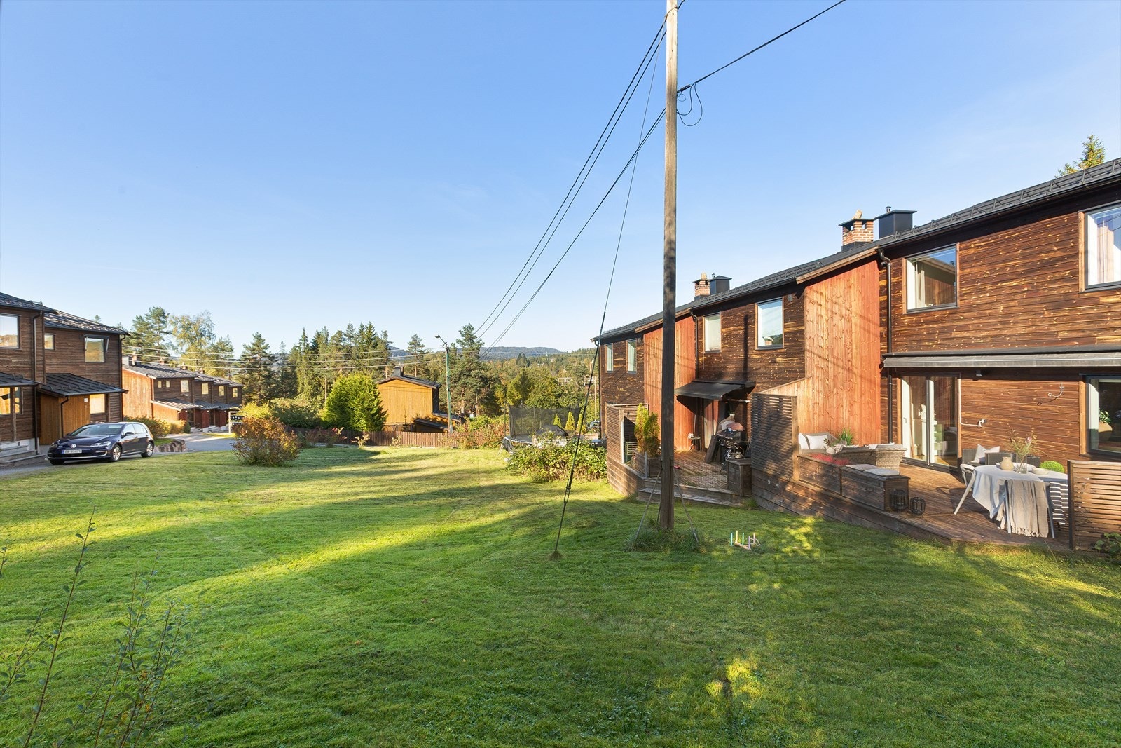 Sameiet består av 24 leiligheter og 18 rekkehusseksjoner og er beliggende i et ettertraktet og populært boområde Galleribilde