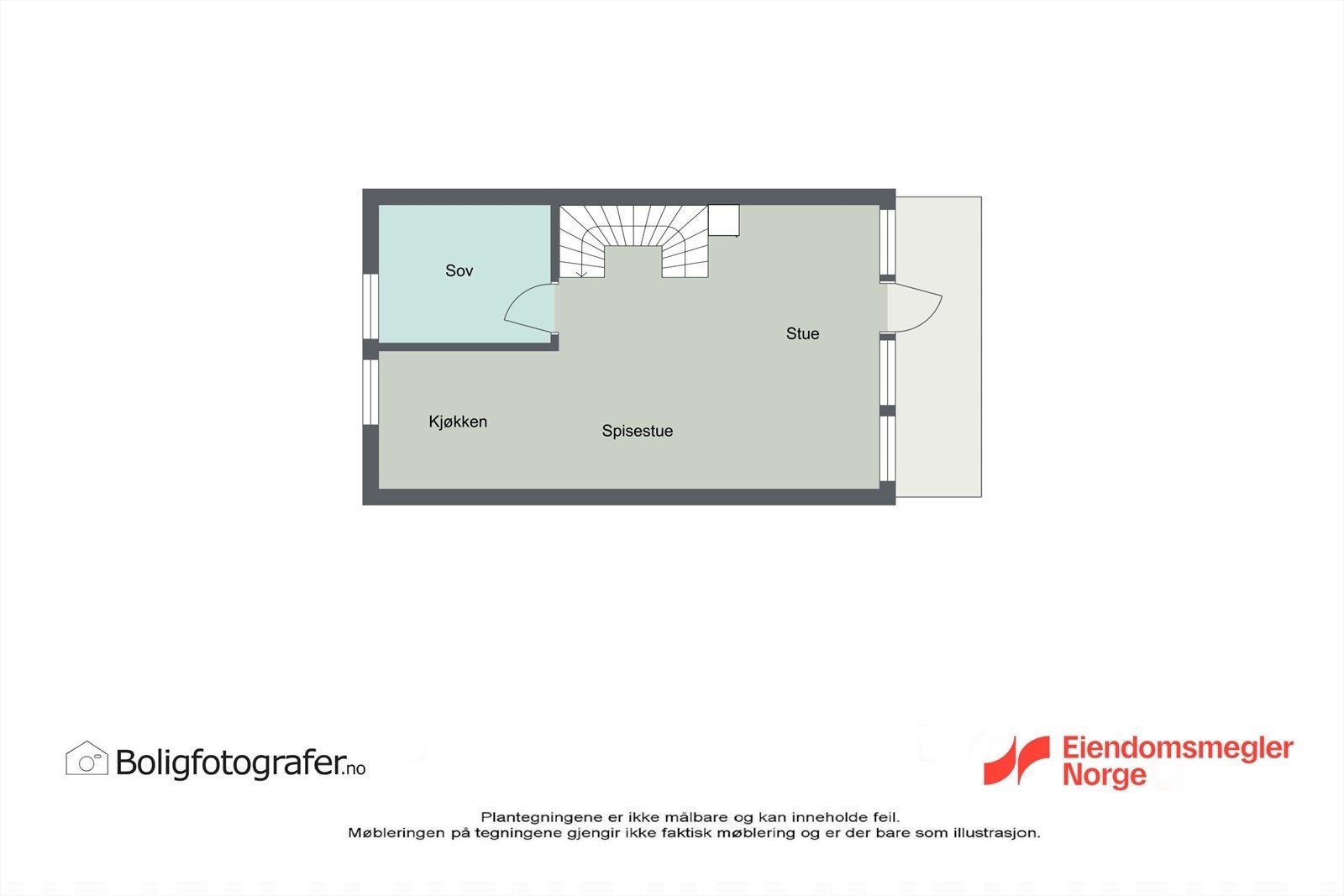 Plantegning 1. etasje Galleribilde