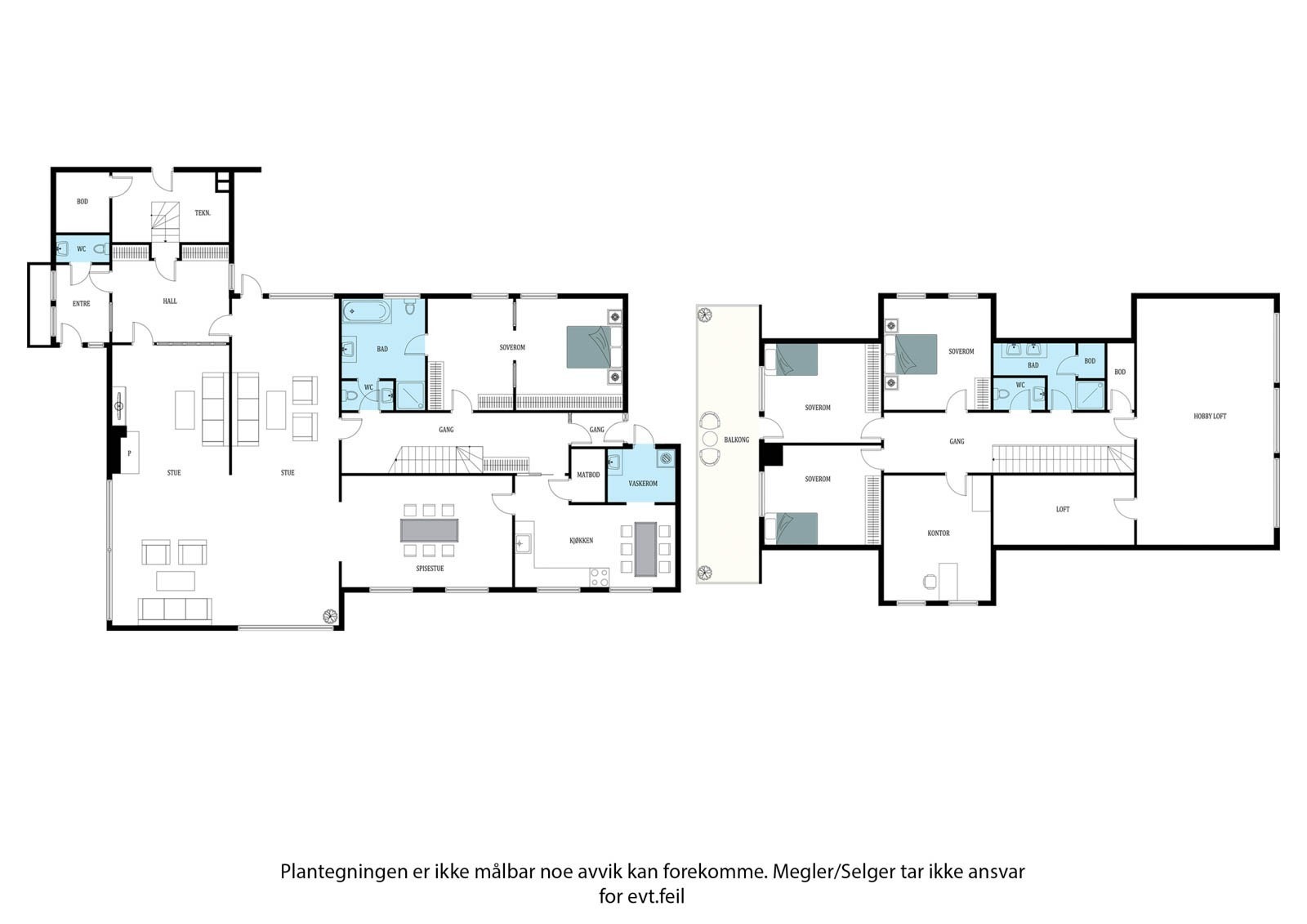 Fullstendig plantegning Galleribilde