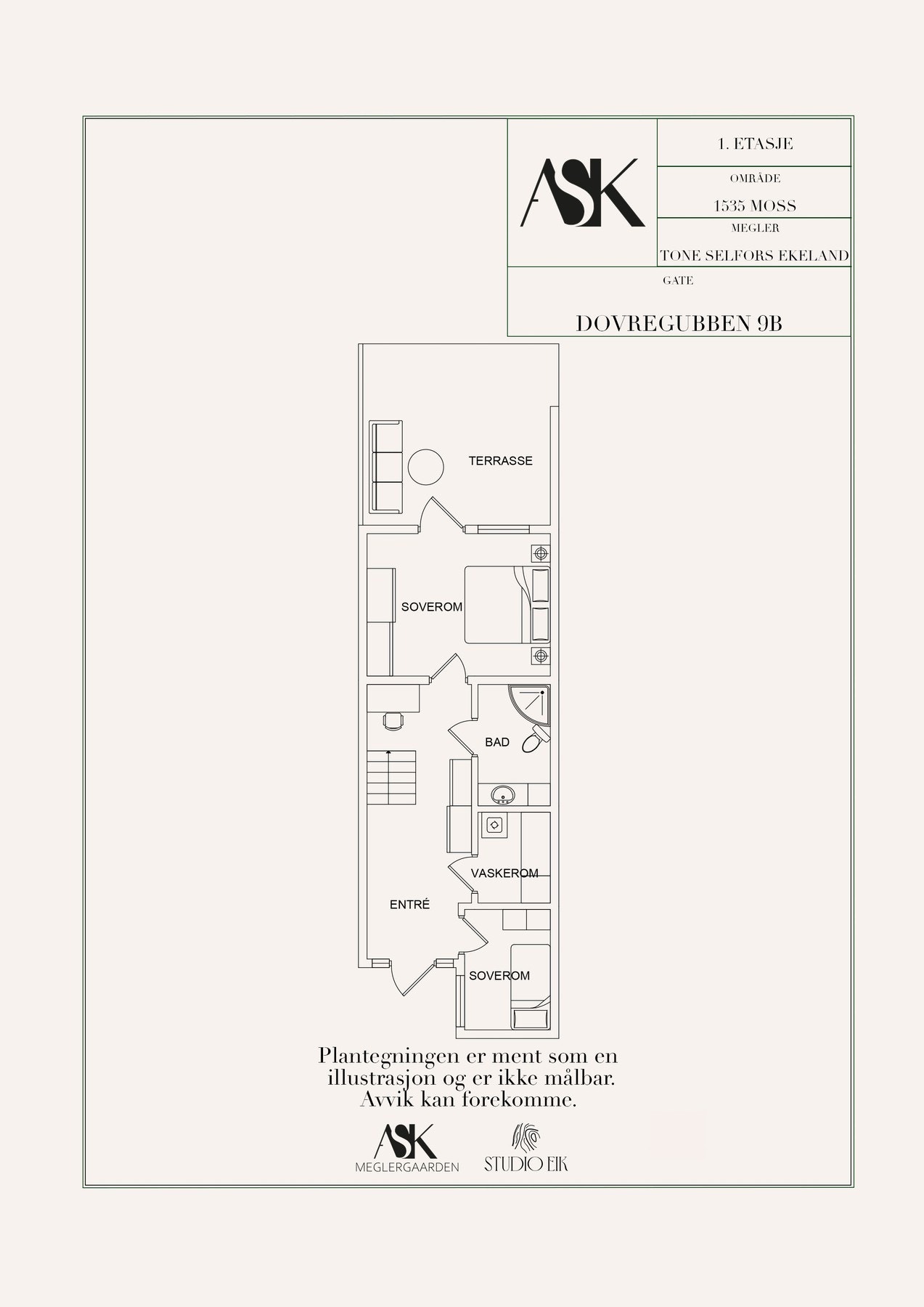 Plantegning 2.etasje Galleribilde