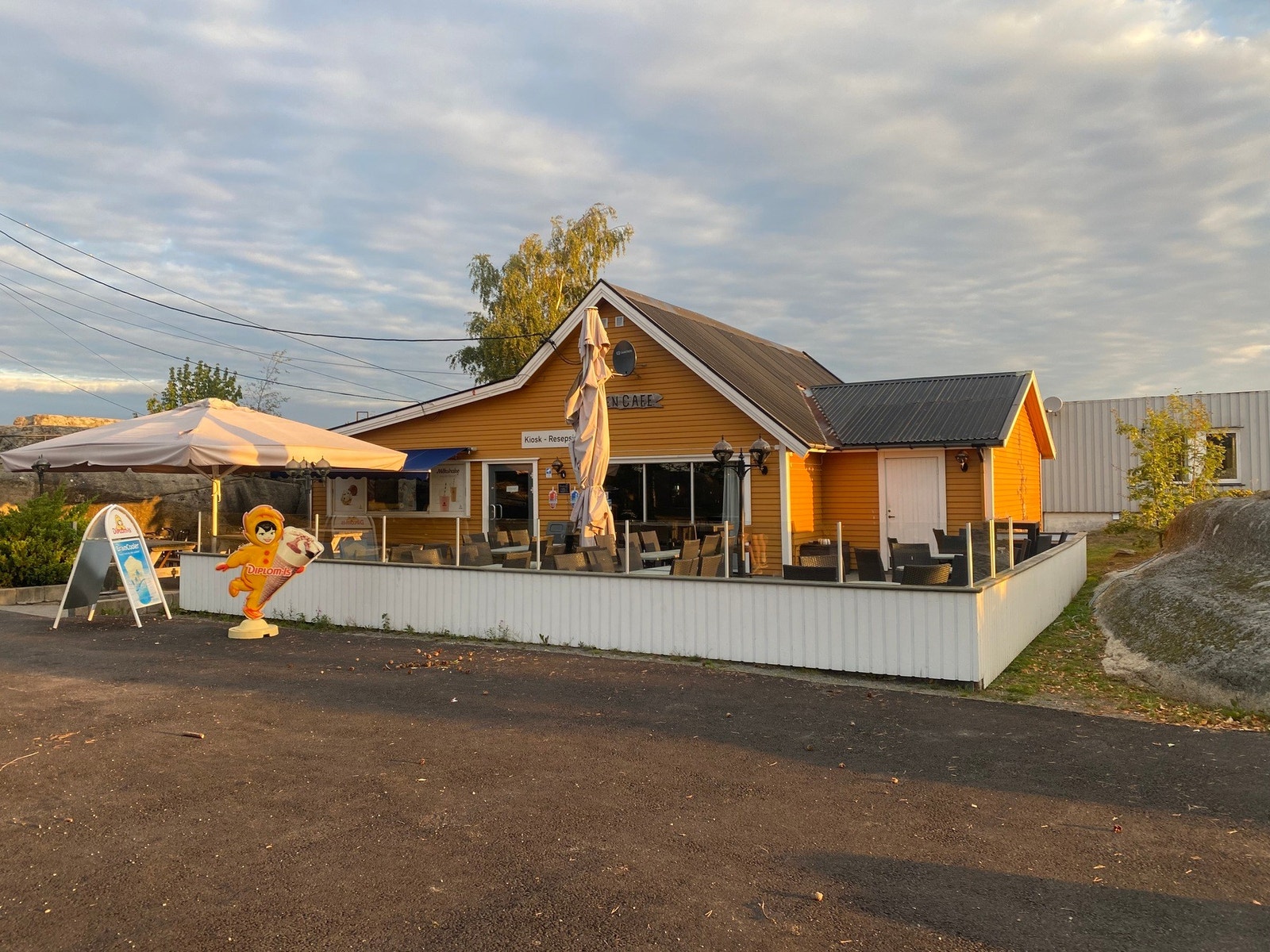 ..og også cafe Galleribilde