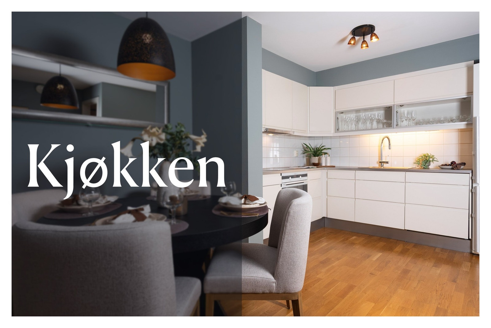 La oss ta turen videre inn på kjøkkenet Galleribilde