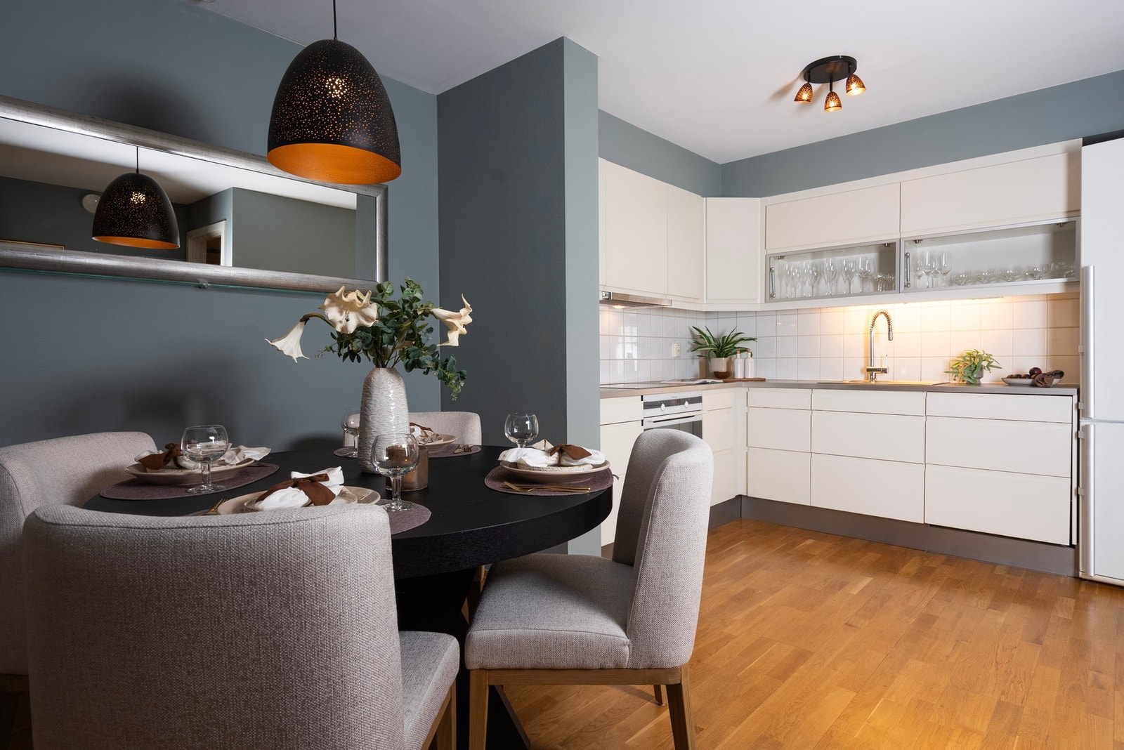 Her kan du invitere venner og familie til hyggelige måltider Galleribilde