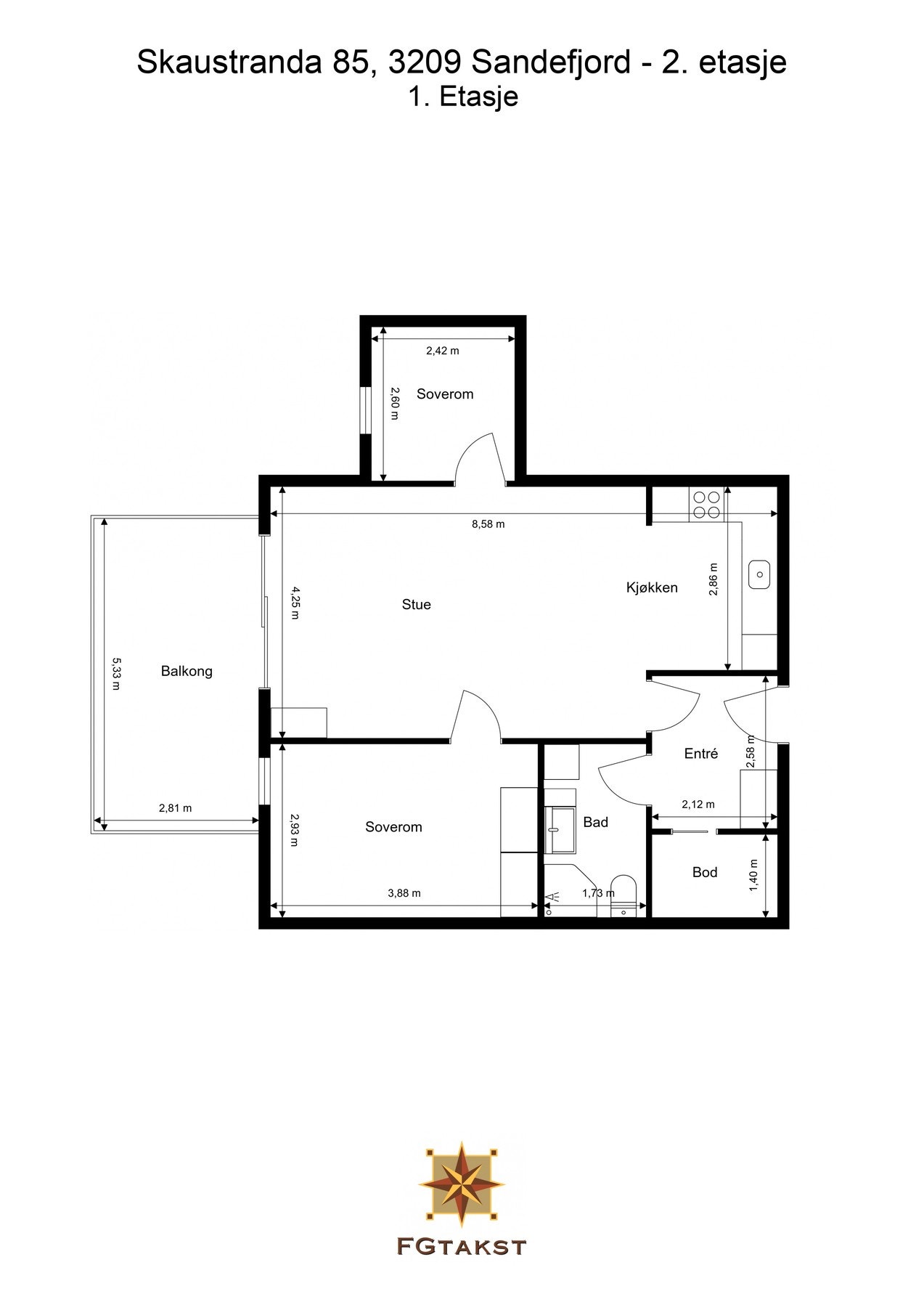 Gjør deg kjent med planløsningen Galleribilde