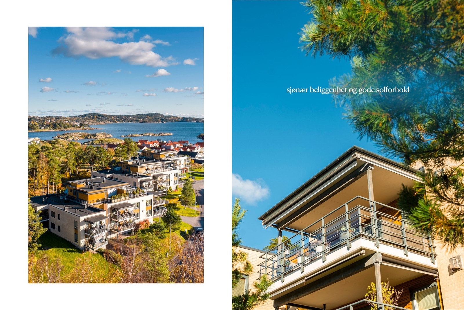 Vestvendt balkong og beliggenhet Galleribilde