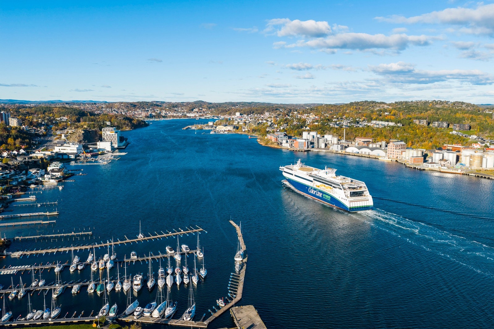 Kort vei til Thorøya båthavn Galleribilde