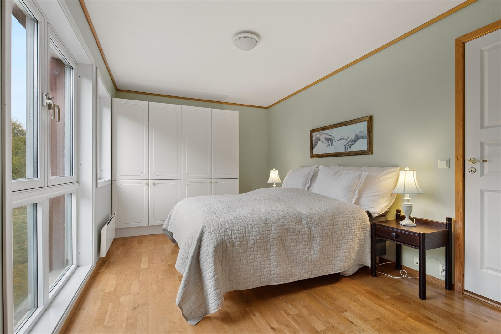 Det er to soverom i leiligheten. Galleribilde