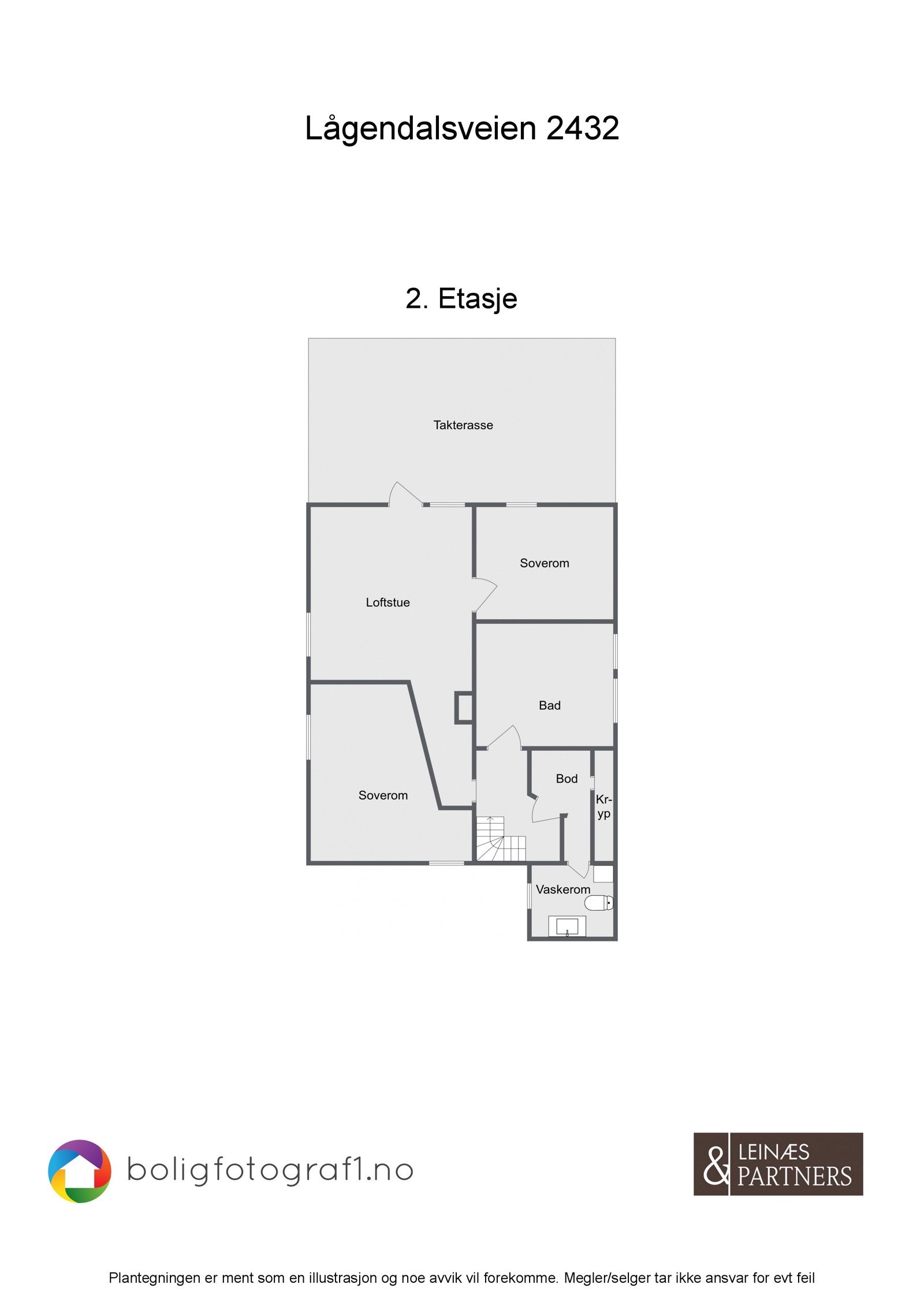 Plantegning 2. etasje. Galleribilde