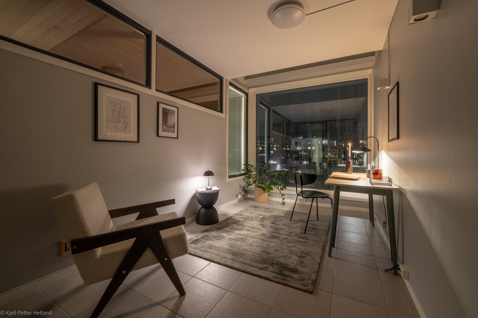 Kveldsfoto. Galleribilde