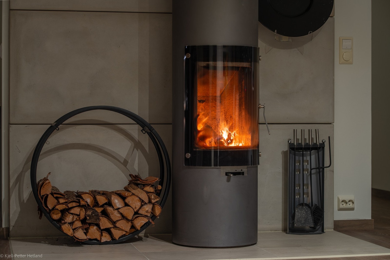 Kveldsfoto. Galleribilde