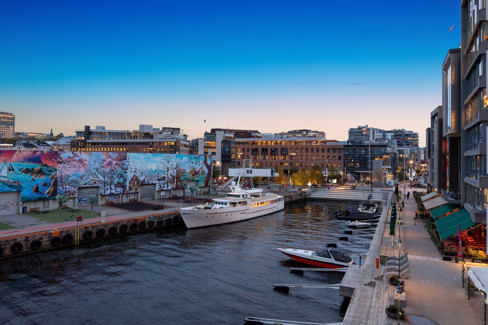 Ettertraktet beliggenhet på Tjuvholmen. Galleribilde