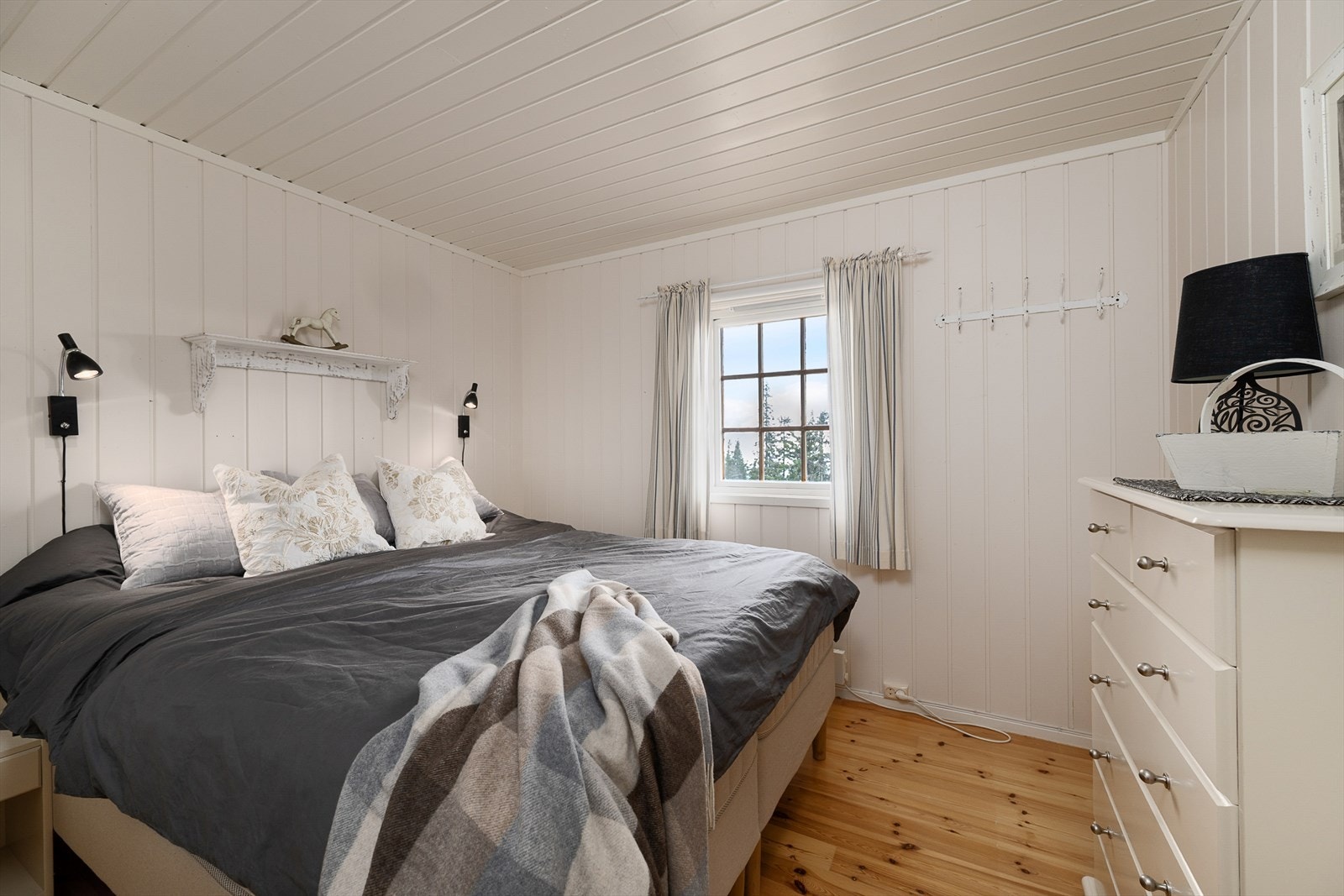 Soverom med plass til dobbeltseng. Galleribilde