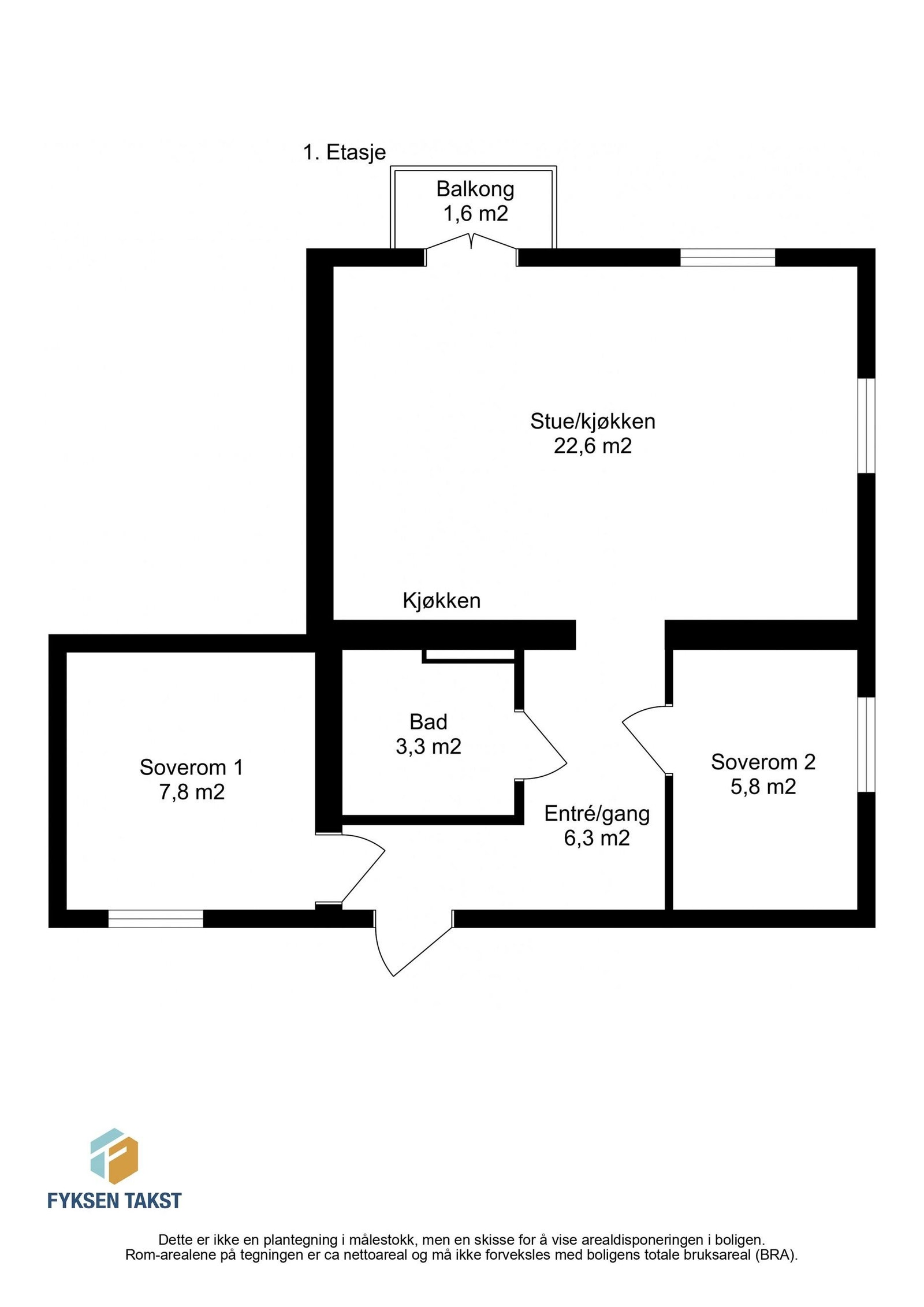 Planskisse. Galleribilde