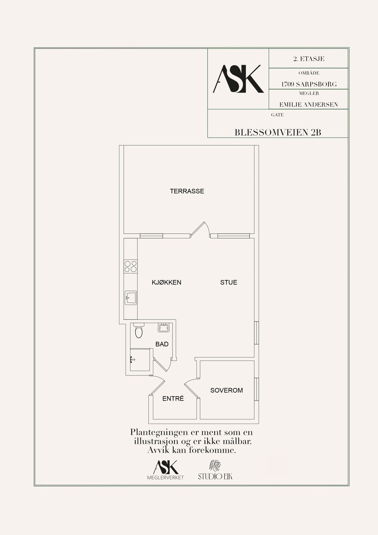 Plantegning 2. etasje. Galleribilde