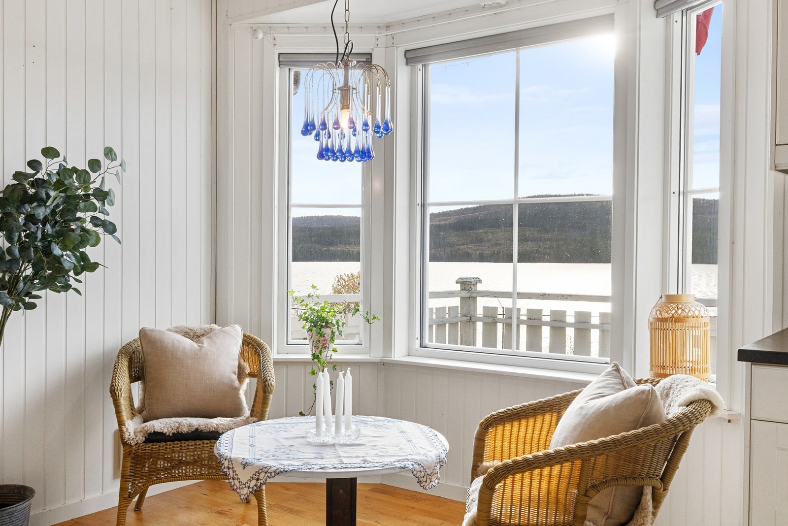 Koselig sone med fin utsikt Galleribilde