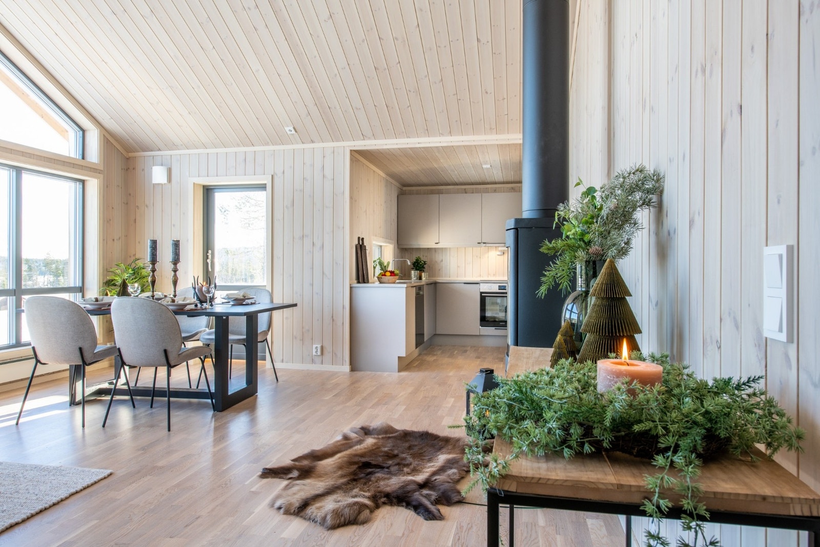 Bilde fra en kundehytte i Trysil. Galleribilde