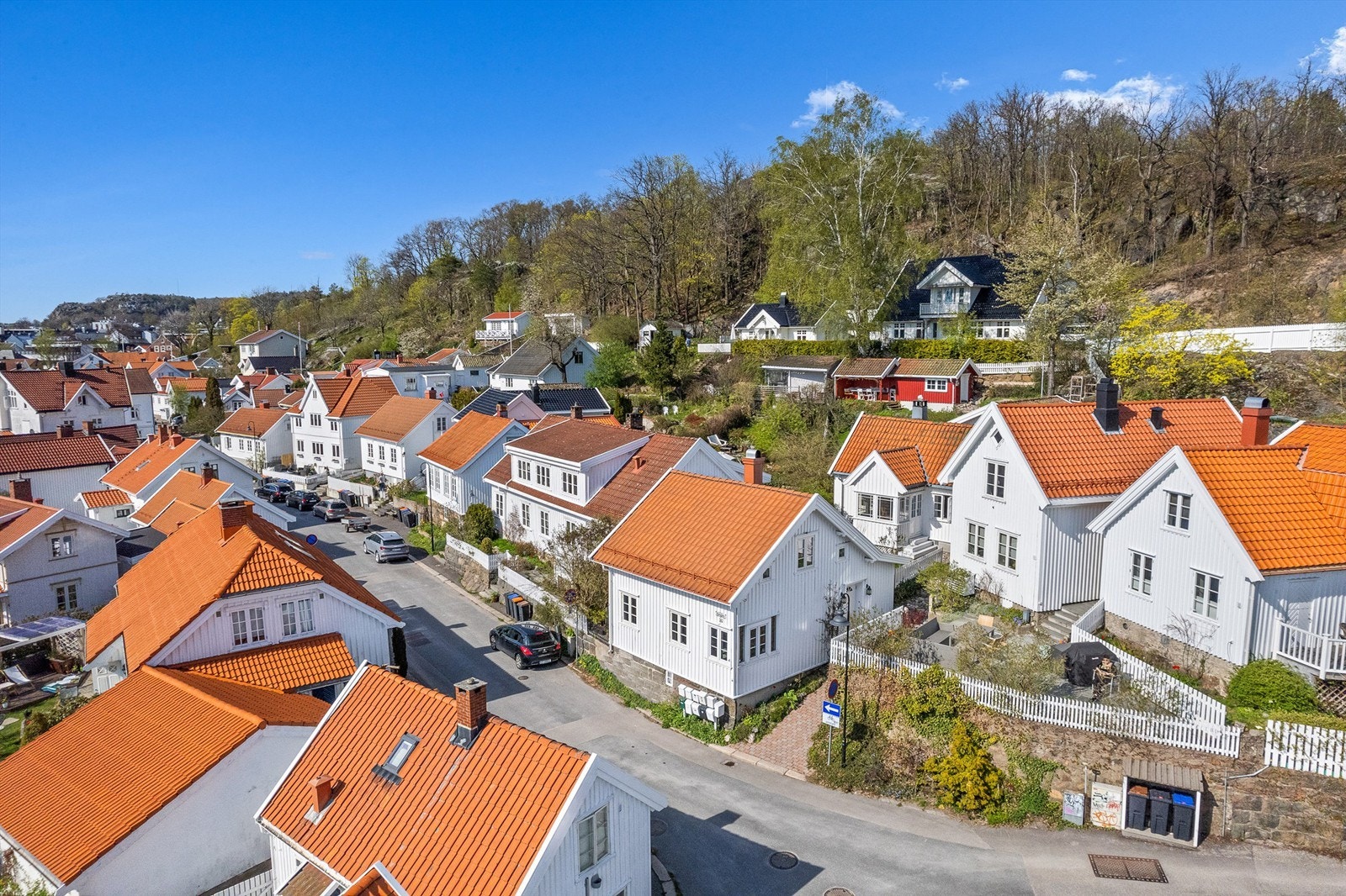 Det er ikke boplikt i Sandefjord og det er flere boliger i Bjerggata som blir benyttet som fritidsboliger Galleribilde