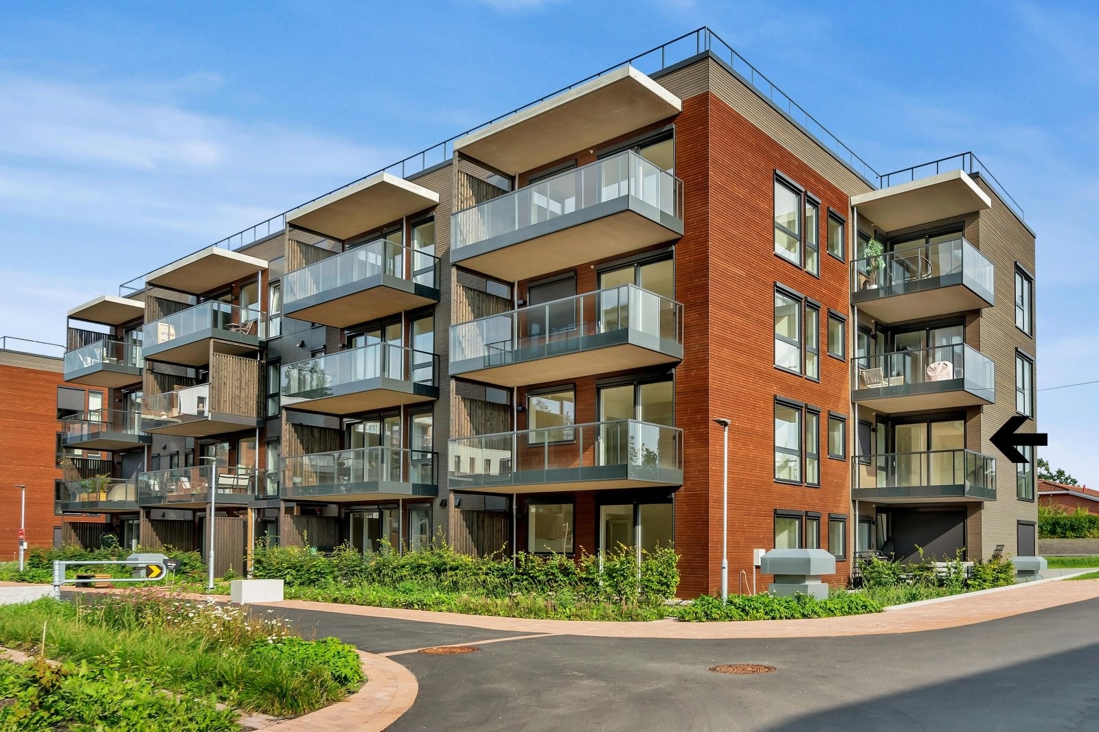 Brekketunet ligger på Moer, et meget fint og sentralt boligfelt Galleribilde