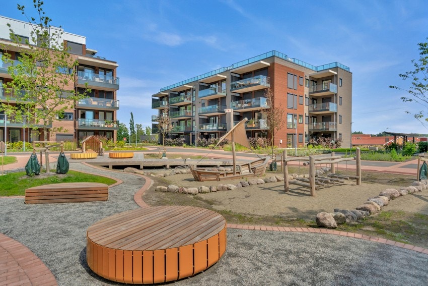 Her er det tilrettelagt for aktiviteter som passer for forskjellige aldersgrupper Galleribilde