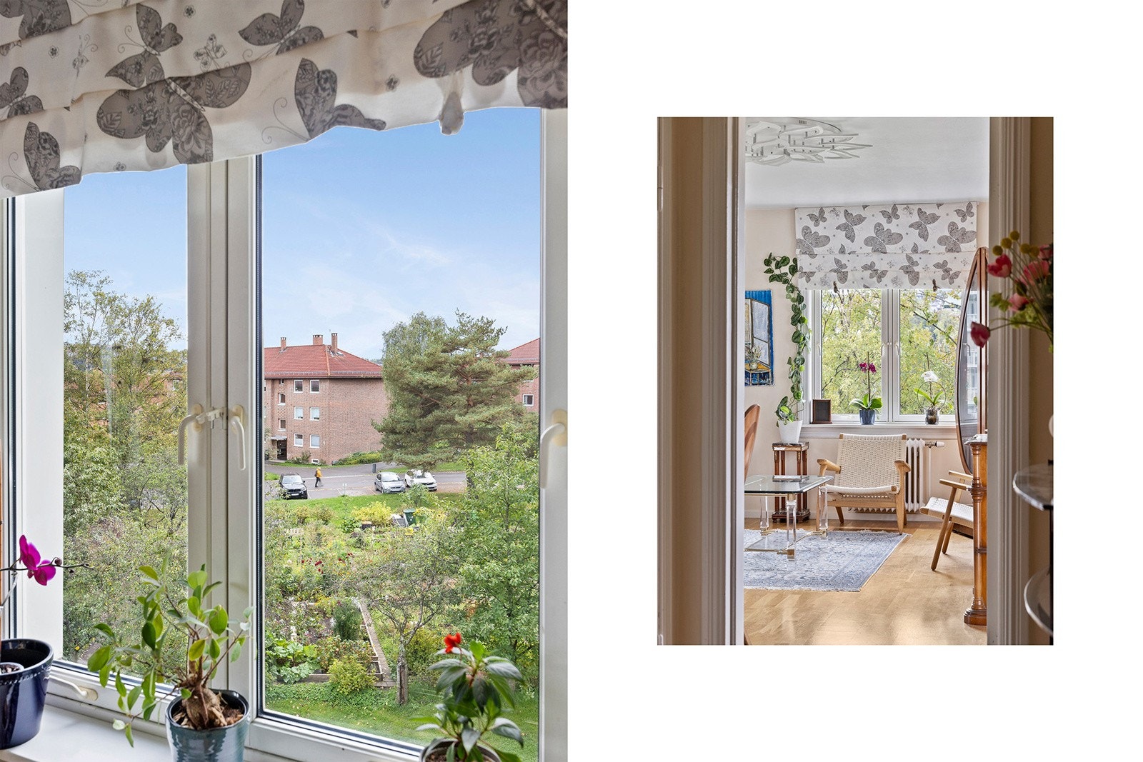 Hjørneleilighet med vindusflater på tre yttervegger som gir godt med lys og hyggelig utsikt. Galleribilde