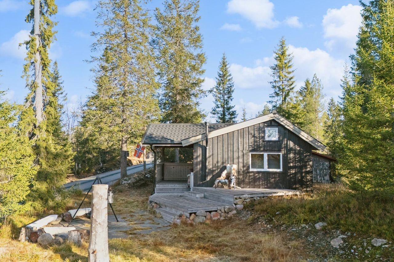 En sjarmerende fritidsbolig fra 1950, beliggende i naturskjønne omgivelser. Galleribilde