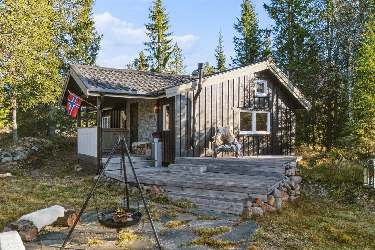 Meget koselig og oppgradert hytte ved Budor - Snøsikkert og attraktivt - Preparerte skispor rett utenfor døra Galleribilde