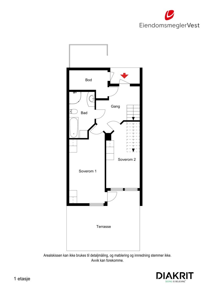 2D planskisse av underetasjen Galleribilde