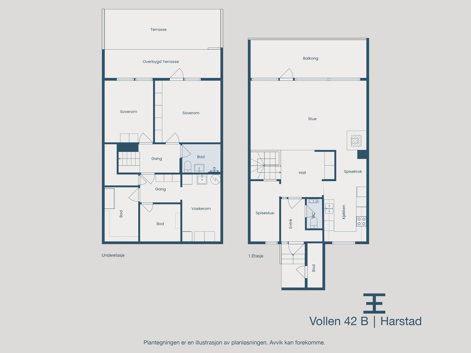 Plantegninger samlet Galleribilde