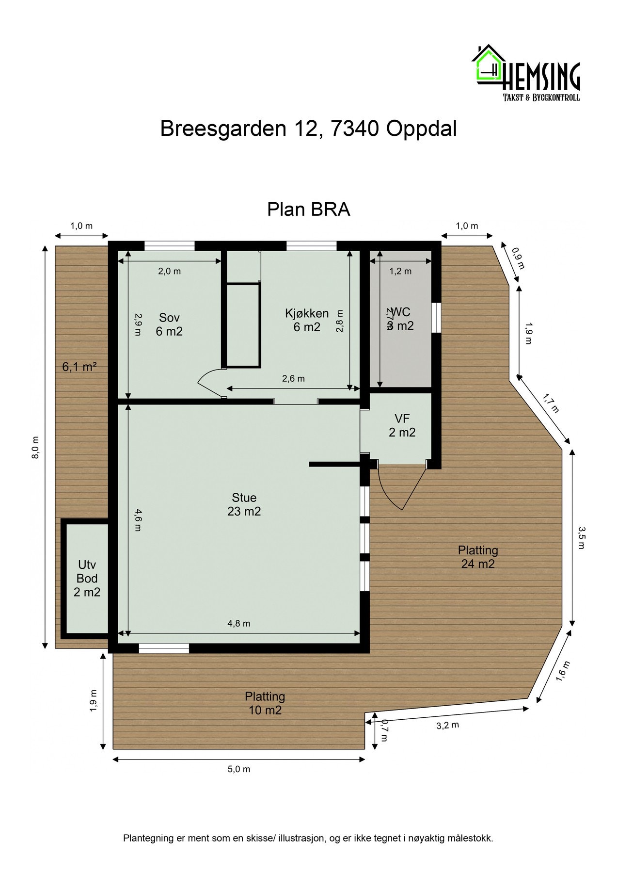 Planskisse. Galleribilde