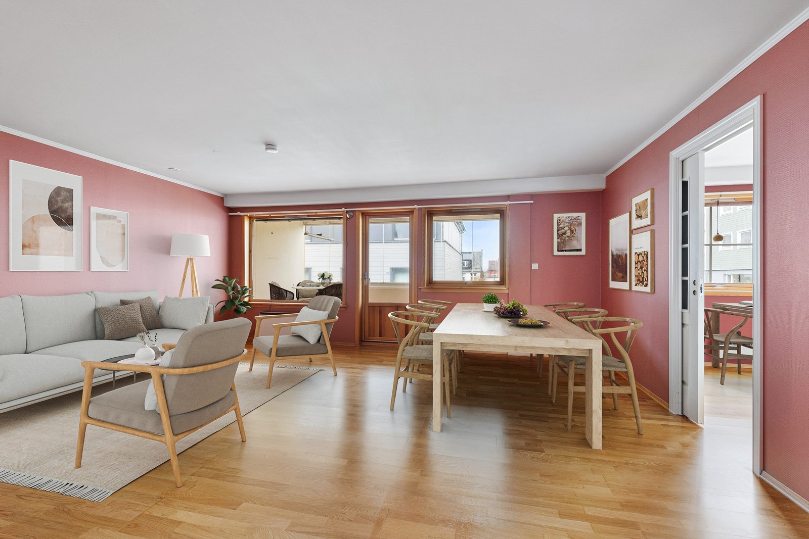 Stue - digital styling Galleribilde