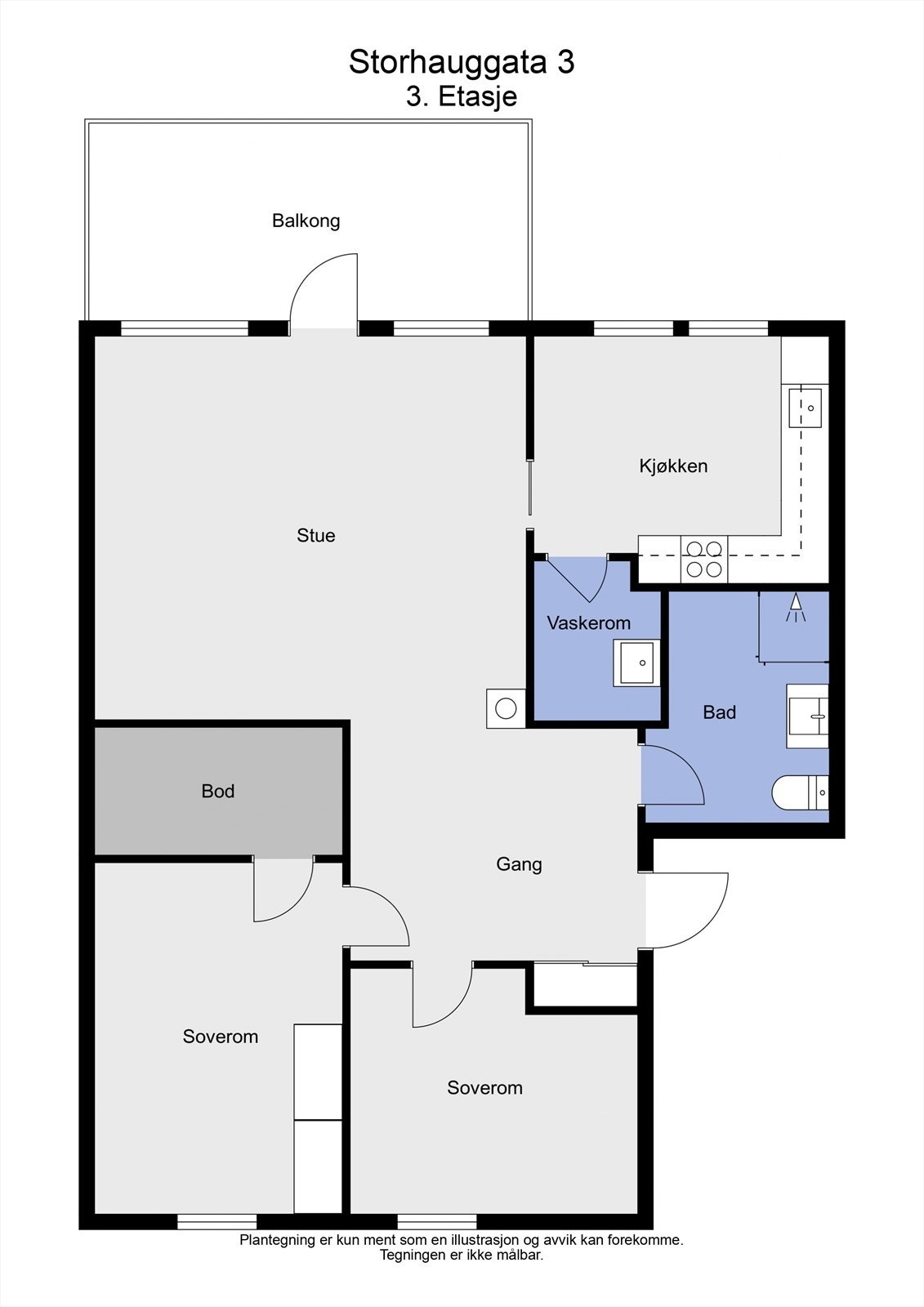 2 D planløsning Galleribilde