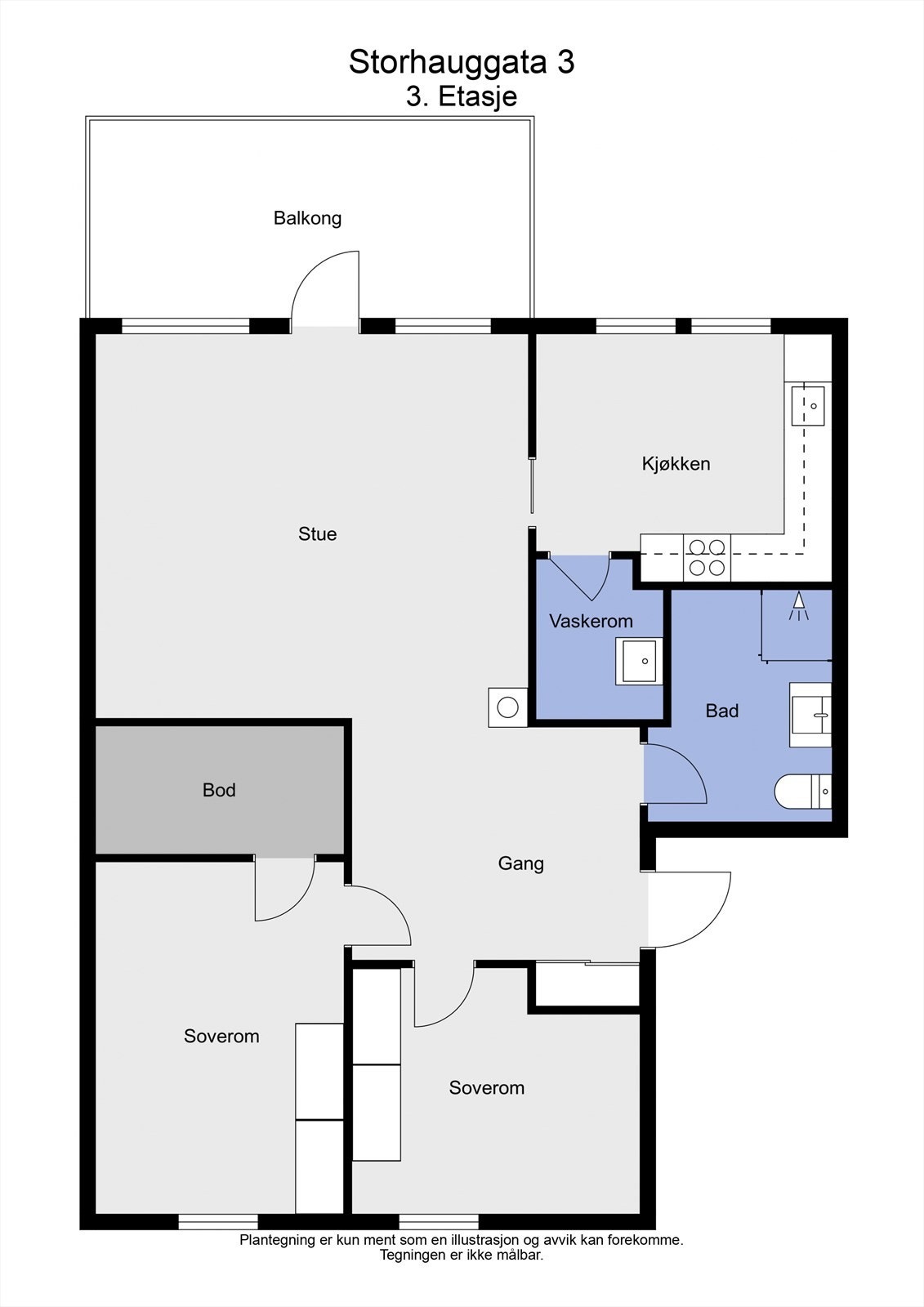 Storhauggata 3 - 2D - 3 Galleribilde
